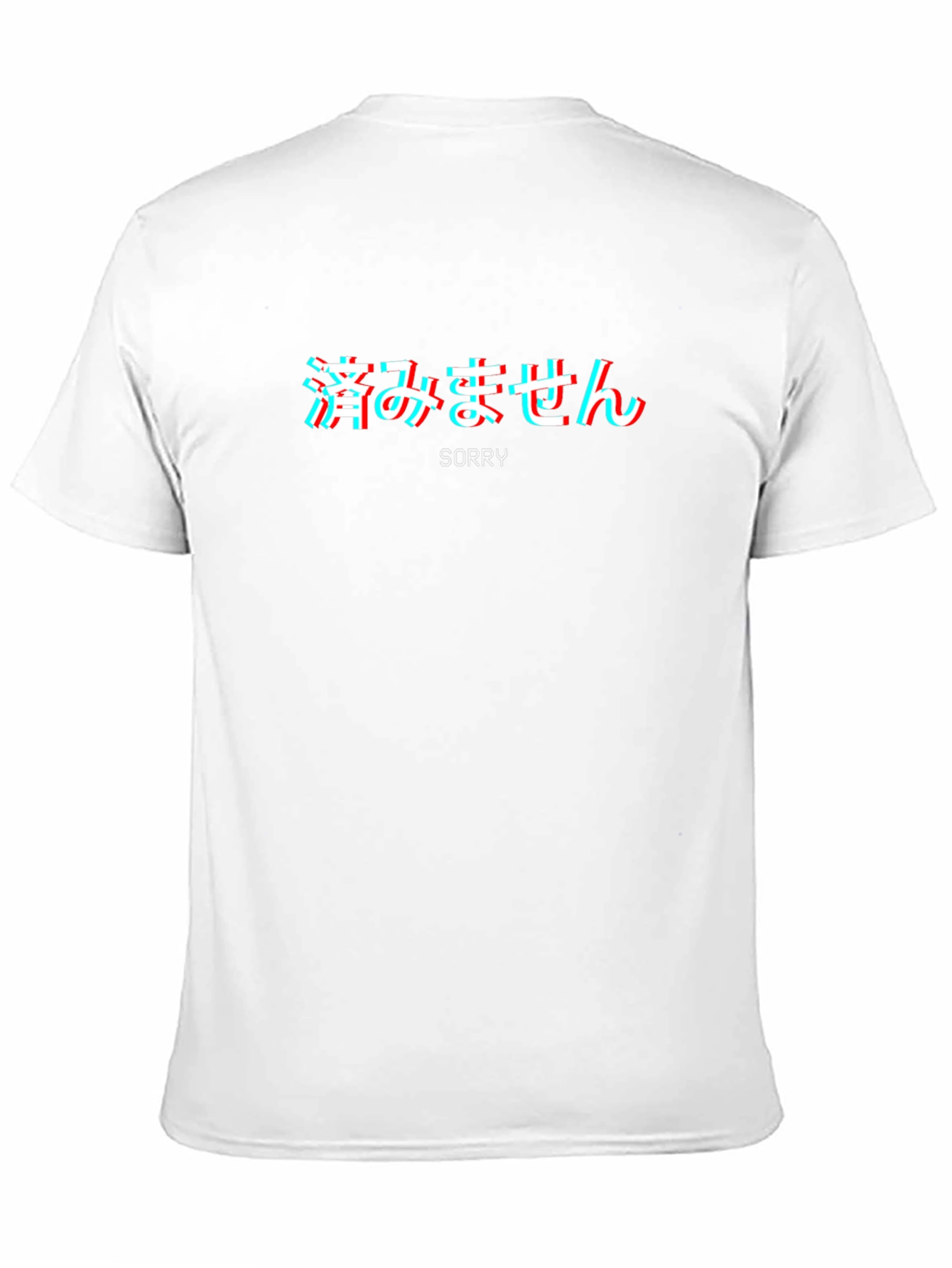 Sorry Graphic Tee - Japanese Text Black T-Shirt