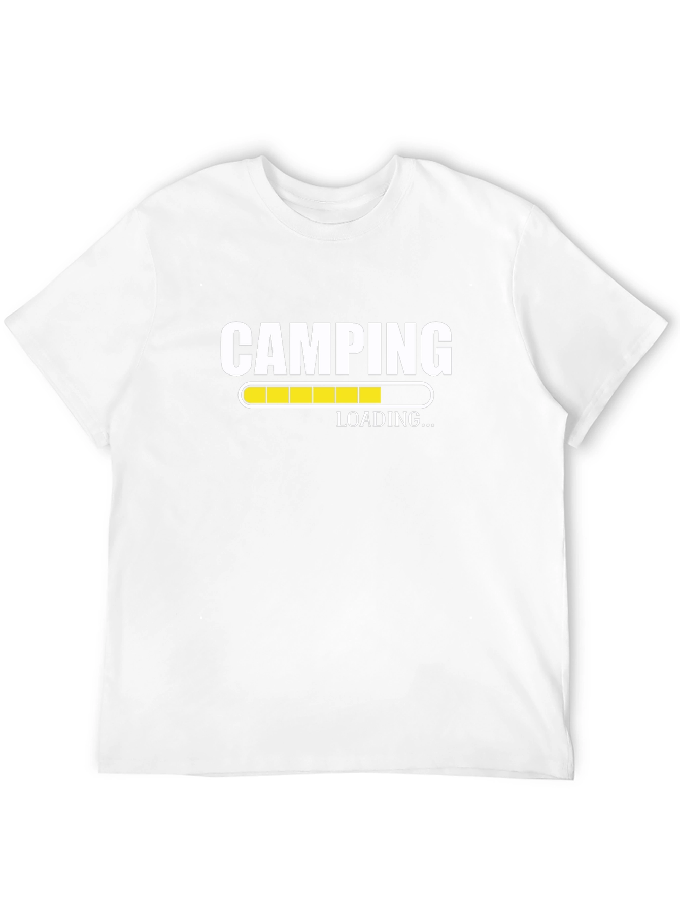 Camping Loading T-Shirt - Black Graphic Tee