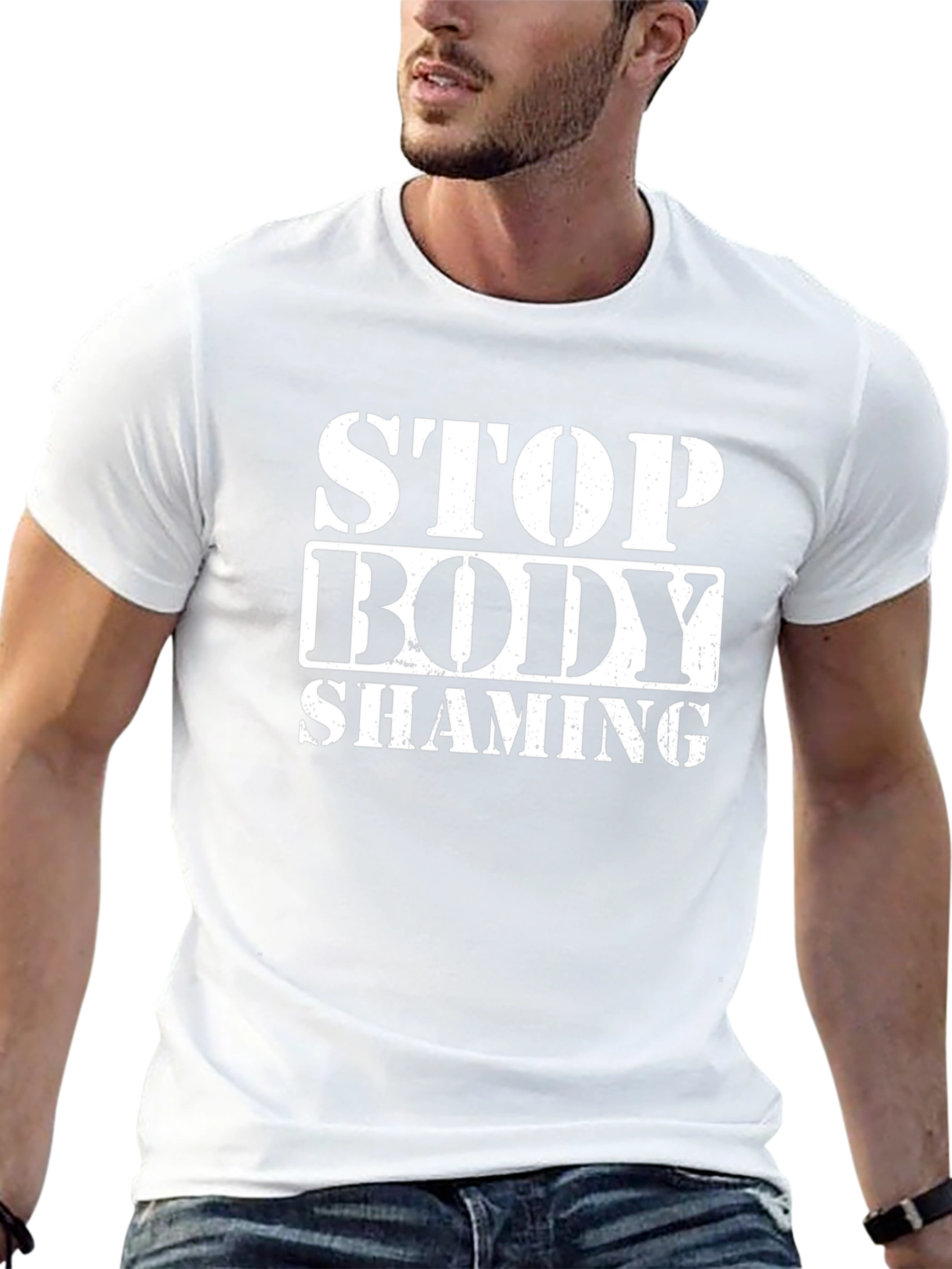 Stop Body Shaming Graphic T-Shirt