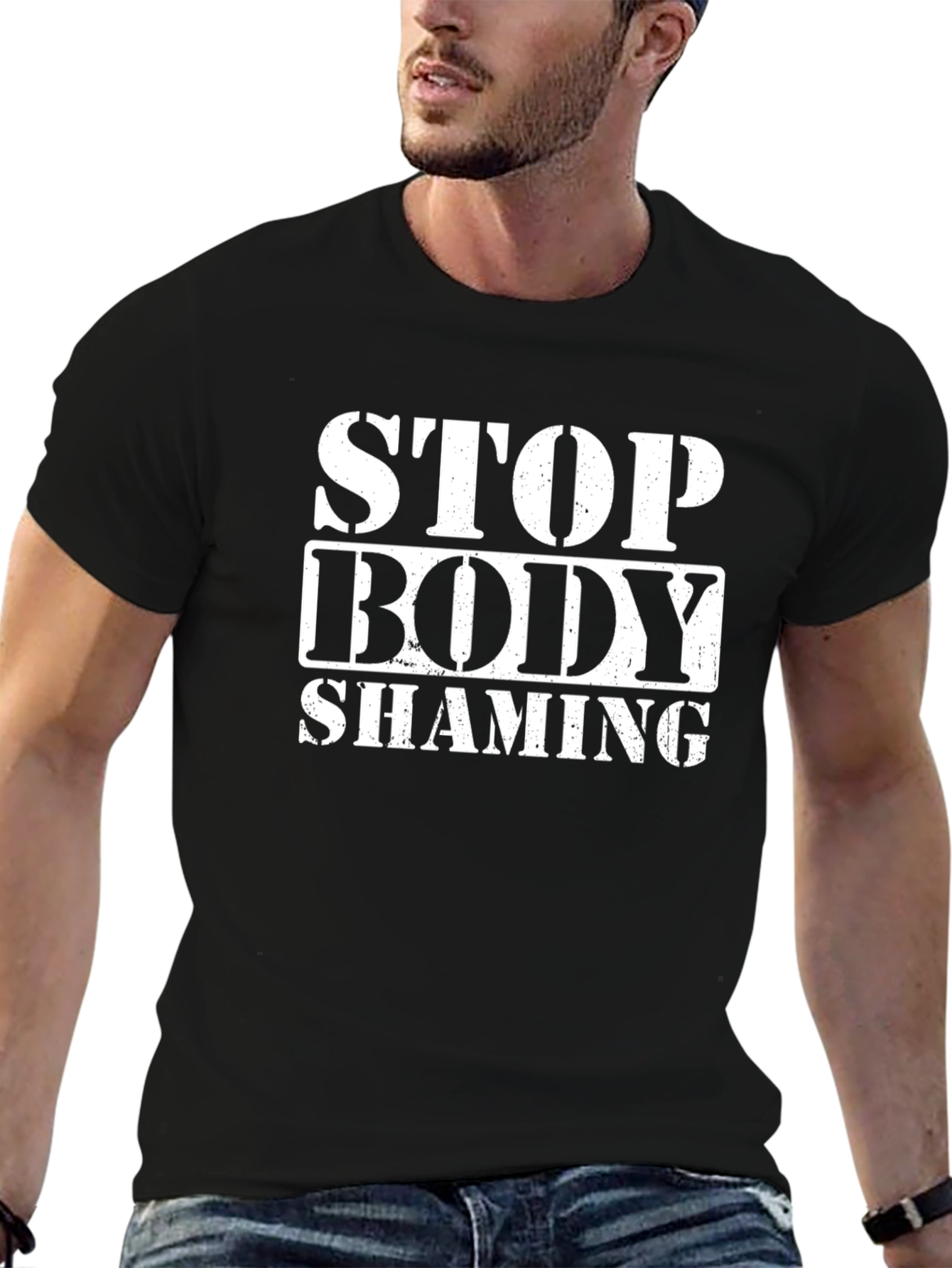 Stop Body Shaming Graphic T-Shirt