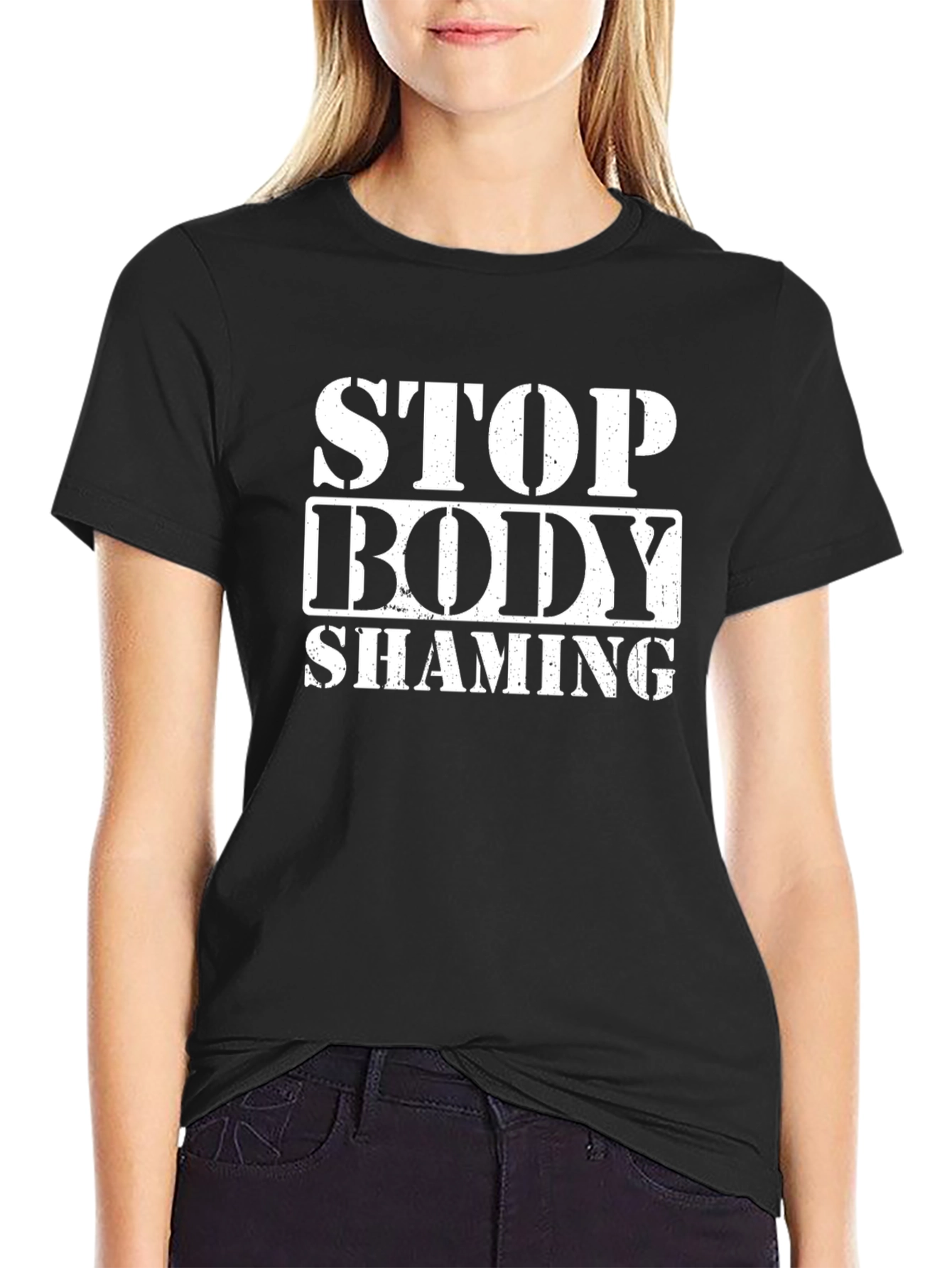 Stop Body Shaming Graphic T-Shirt