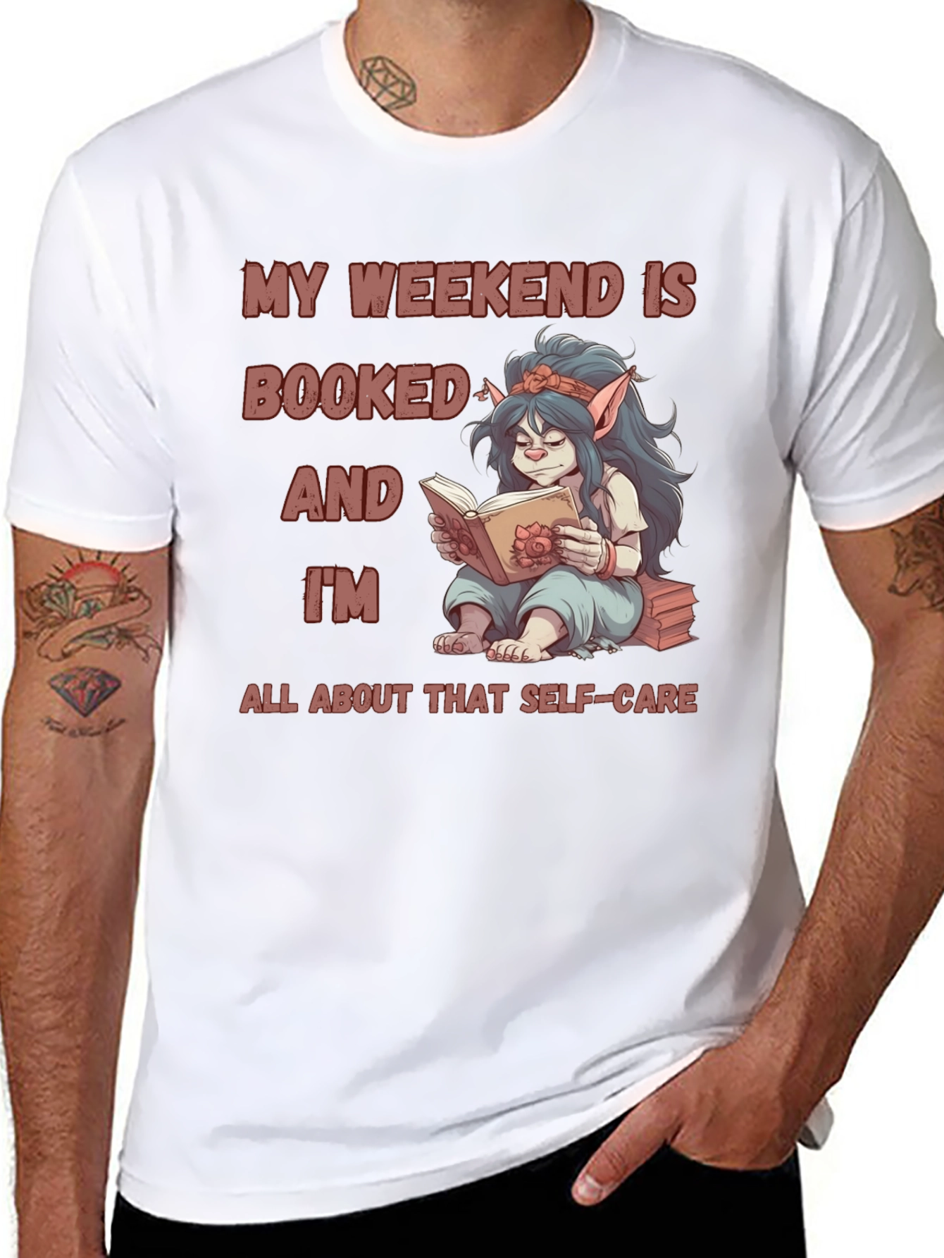 Booked Weekend Self-Care T-Shirt