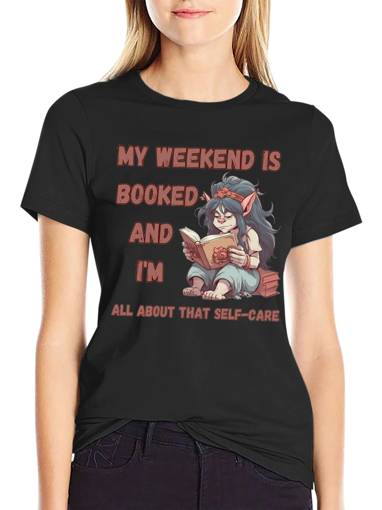 Booked Weekend Self-Care T-Shirt