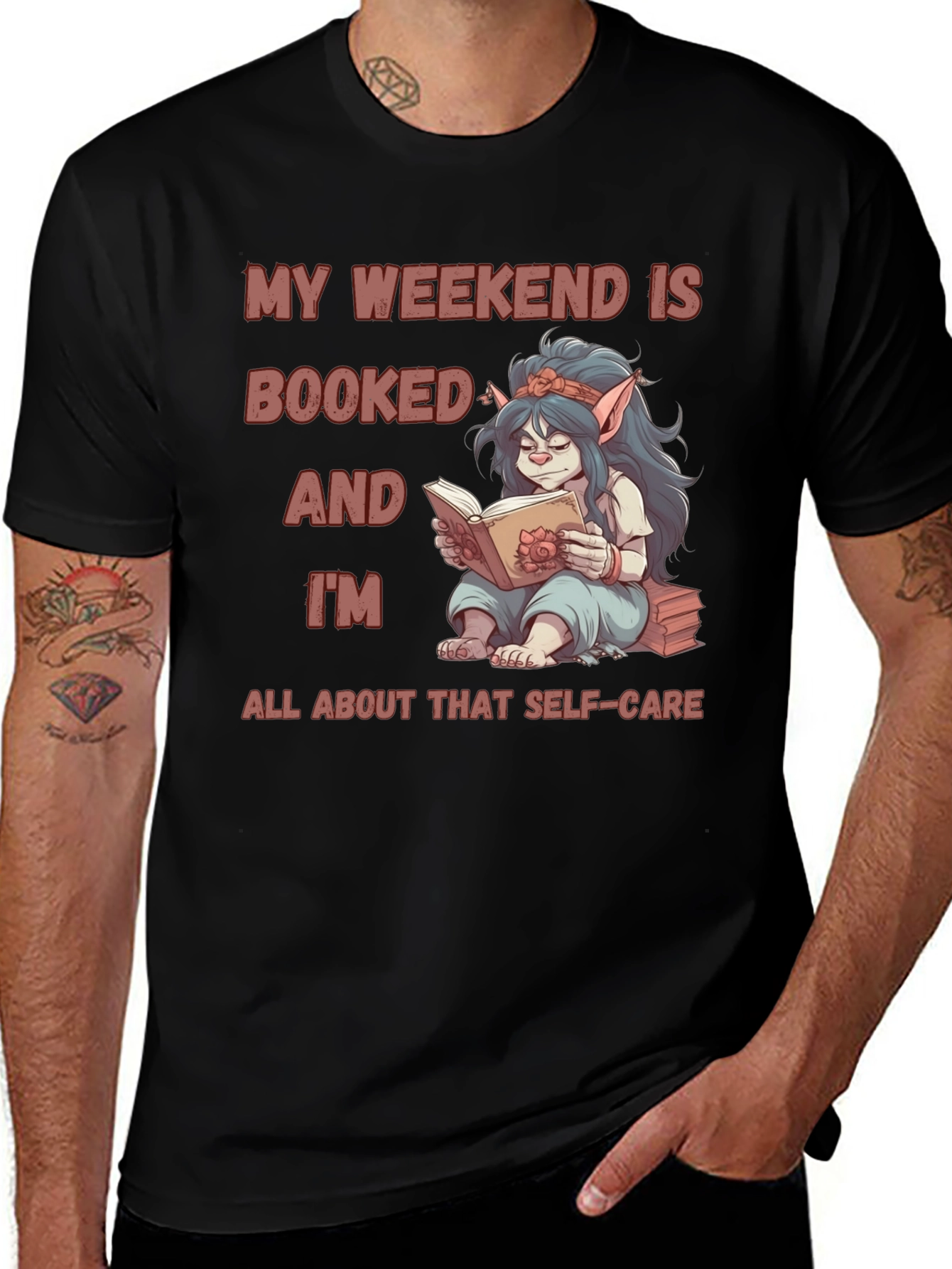 Booked Weekend Self-Care T-Shirt