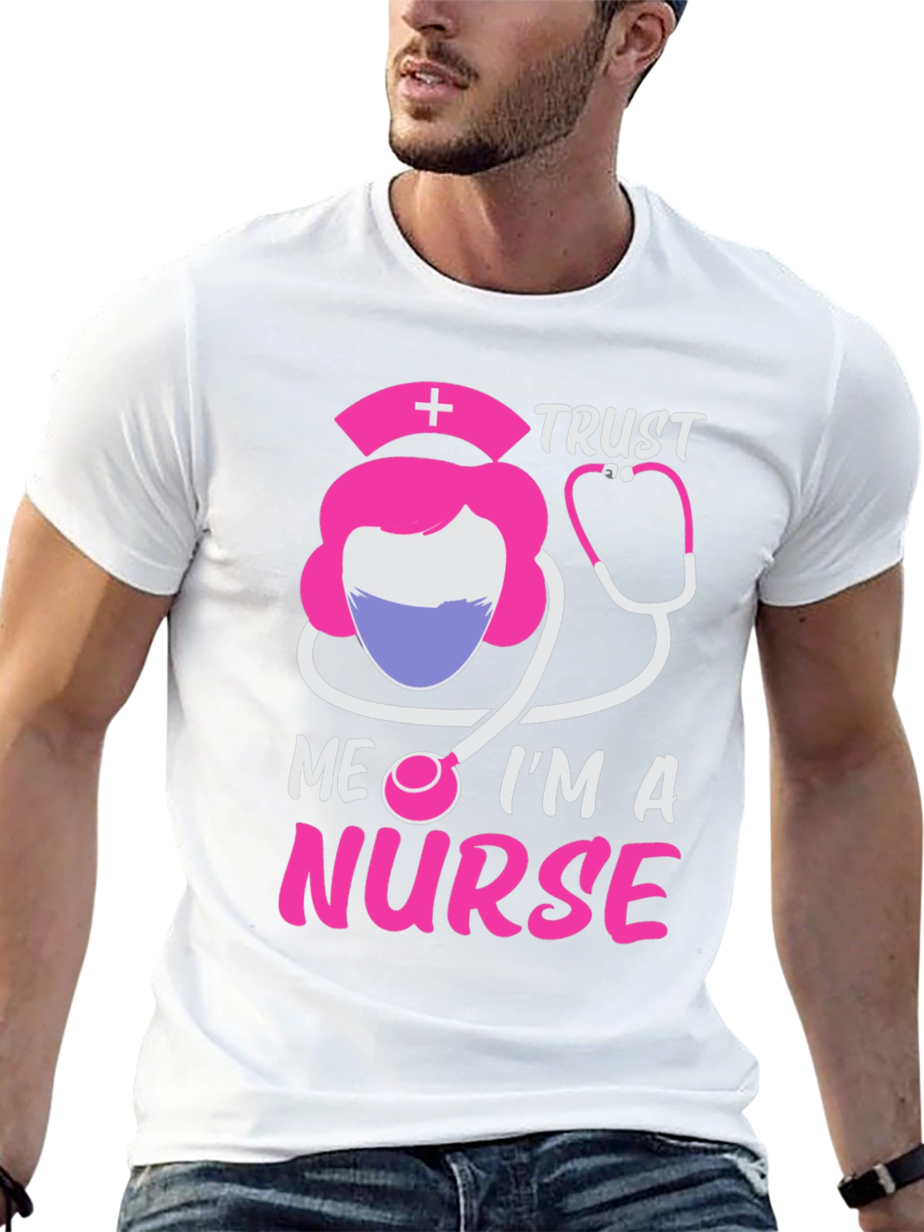Trust Me Im A Nurse Black T-Shirt