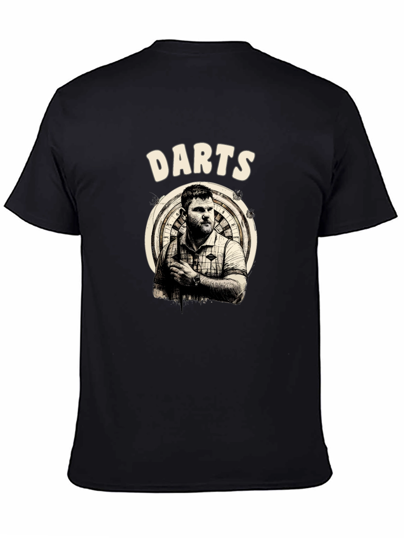 Darts Thrower Graphic Tee - Stylish Sportswear