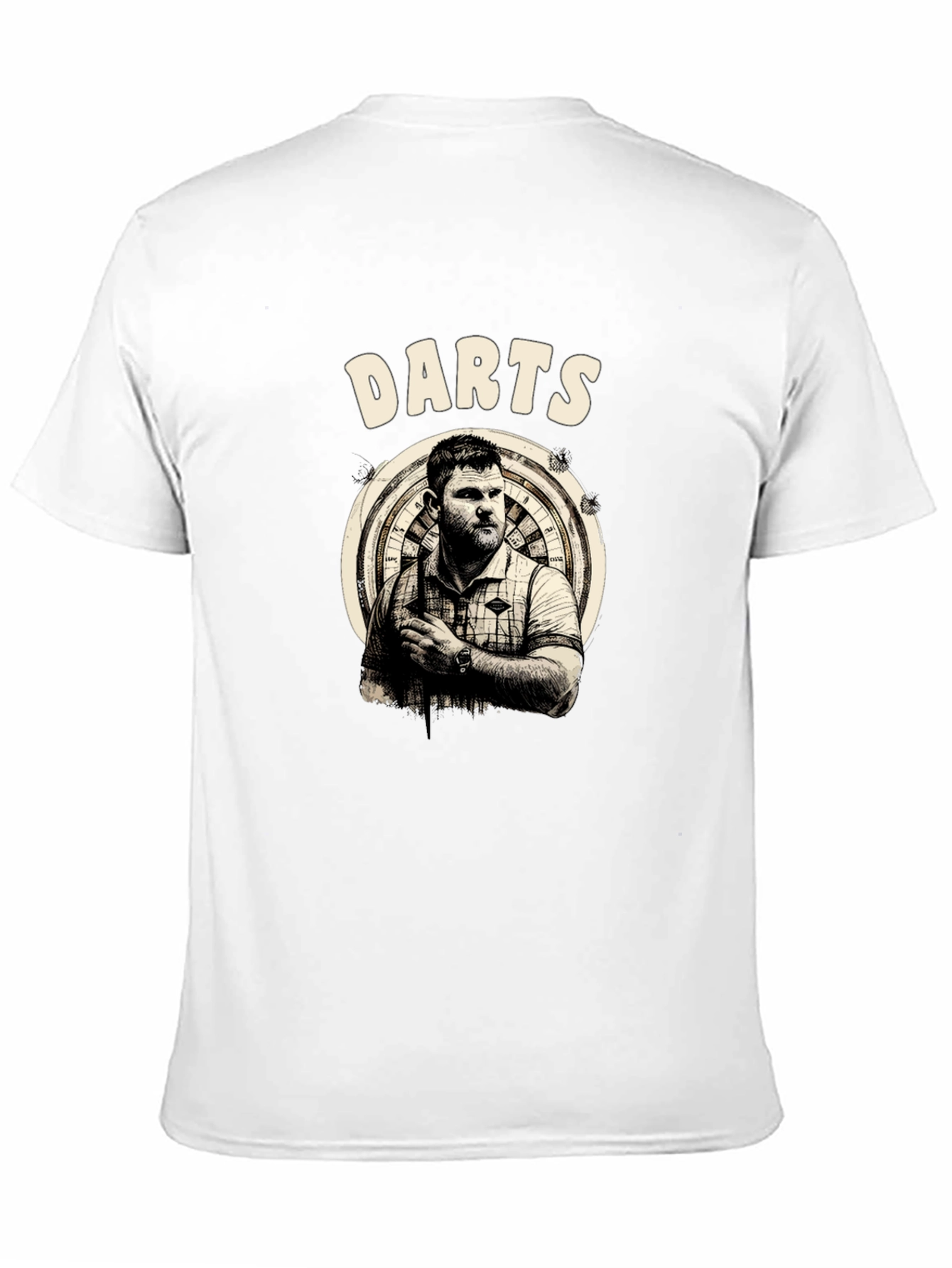 Darts Thrower Graphic Tee - Stylish Sportswear