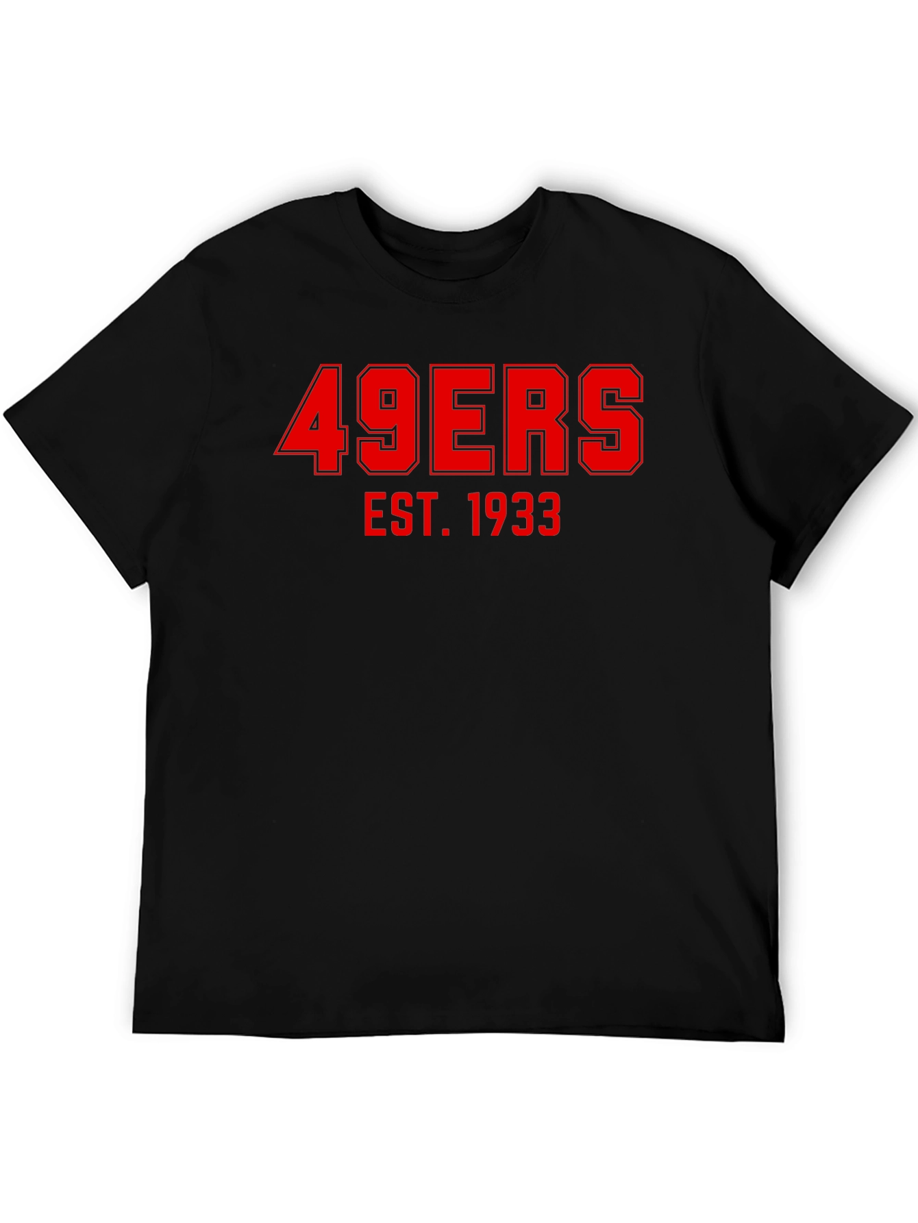49ers EST. 1933 Black T-Shirt