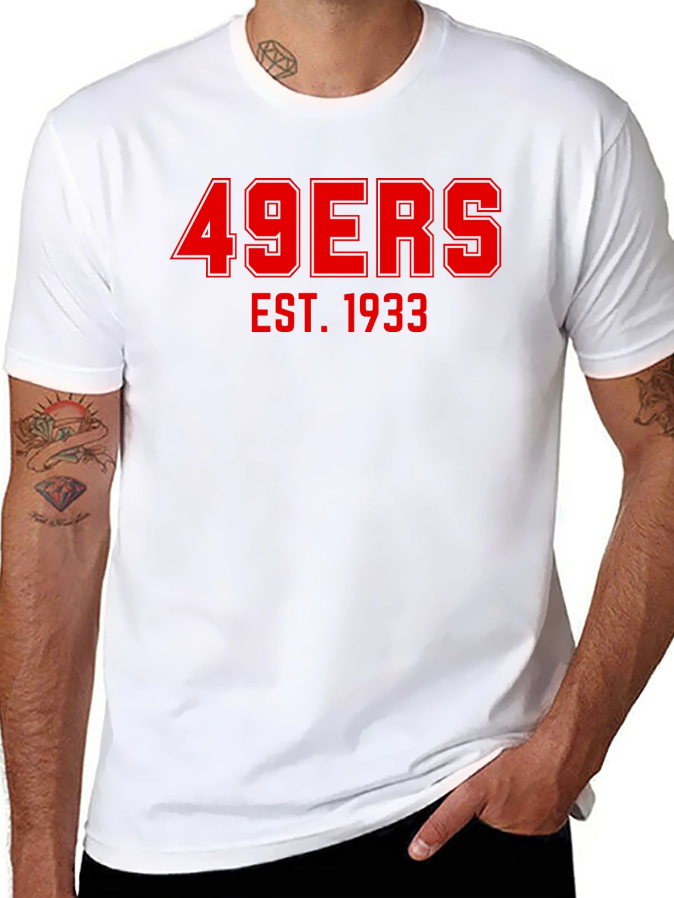 49ers EST. 1933 Black T-Shirt