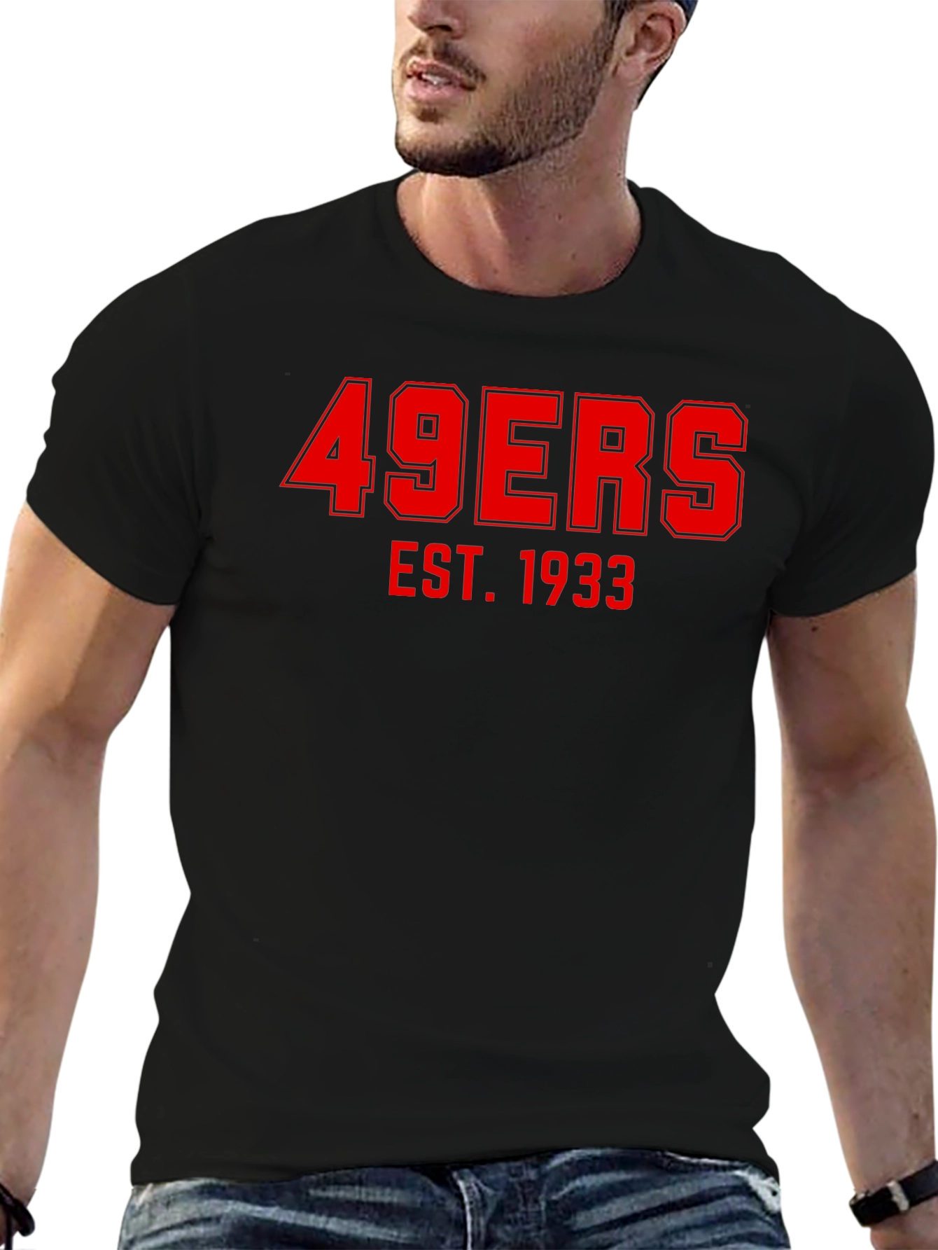 49ers EST. 1933 Black T-Shirt