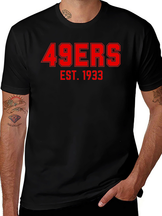 49ers EST. 1933 Black T-Shirt
