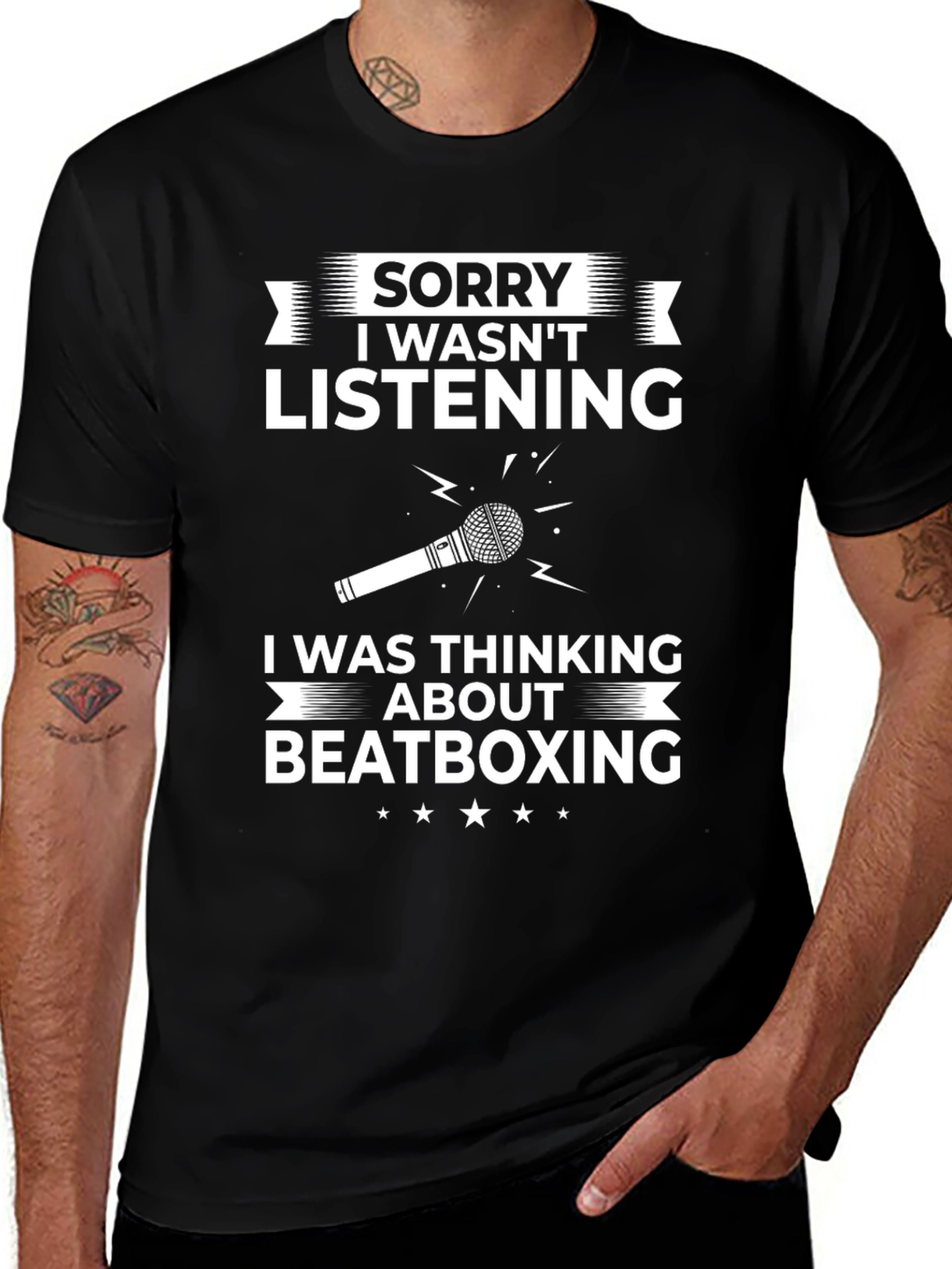 Beatboxing Graphic T-Shirt Funny Tee