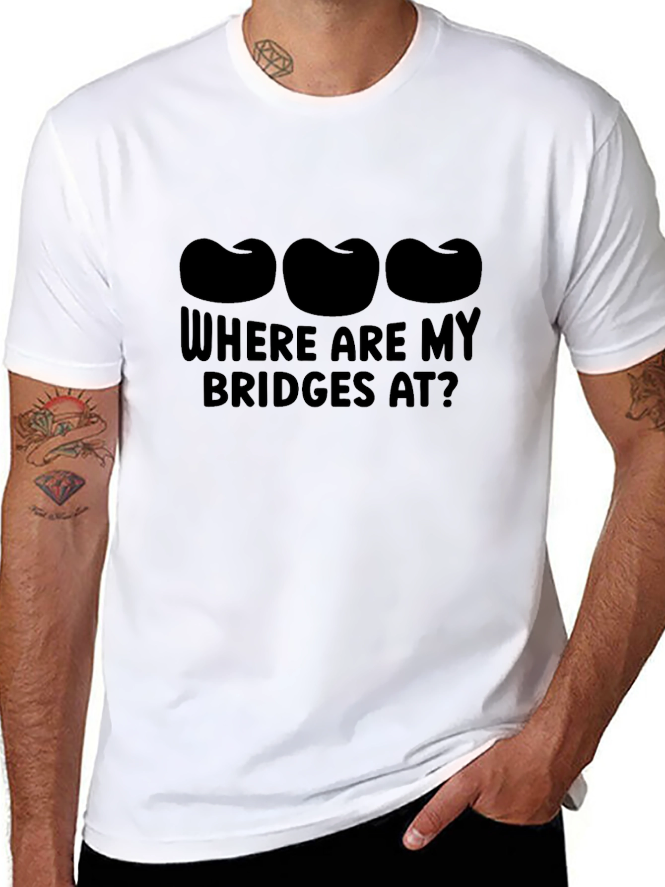 Where Are My Bridges At? Graphic Tee