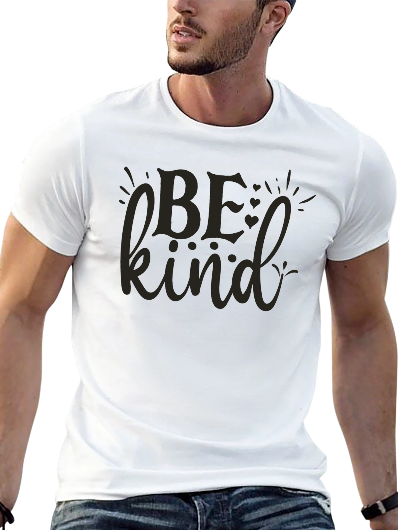 Be Kind Black Graphic T-Shirt
