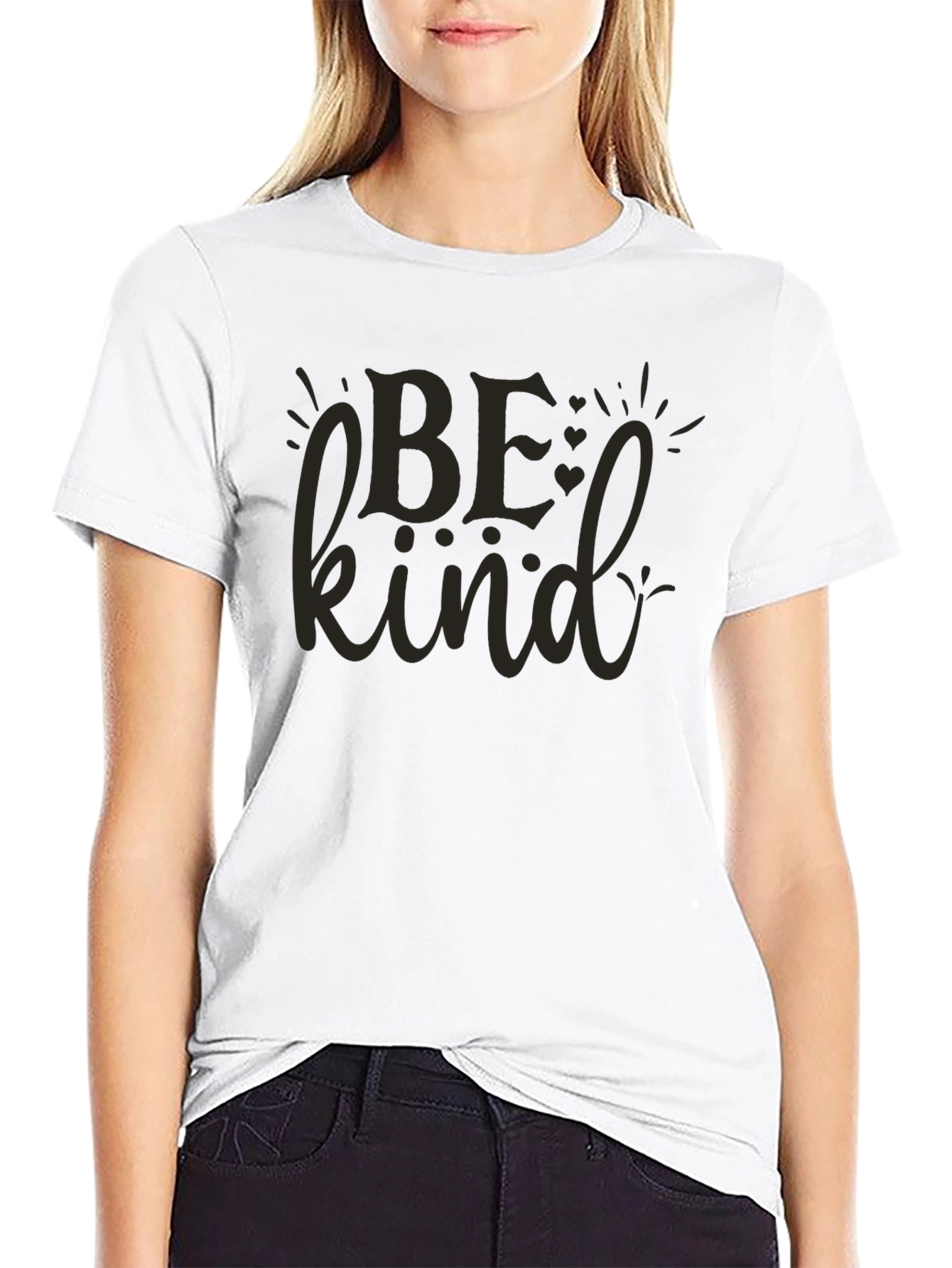 Be Kind Black Graphic T-Shirt