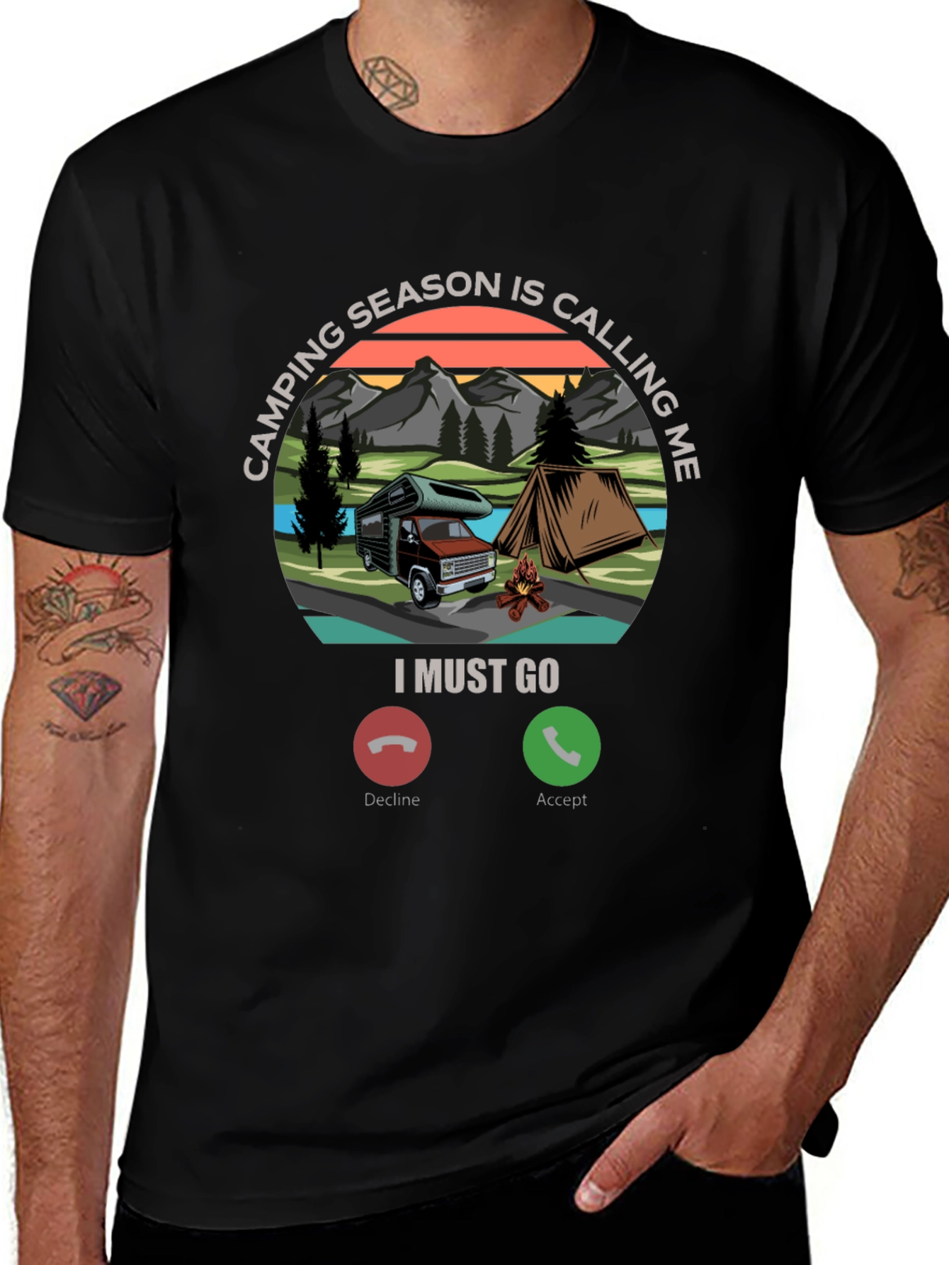 Camping Season Calling T-Shirt