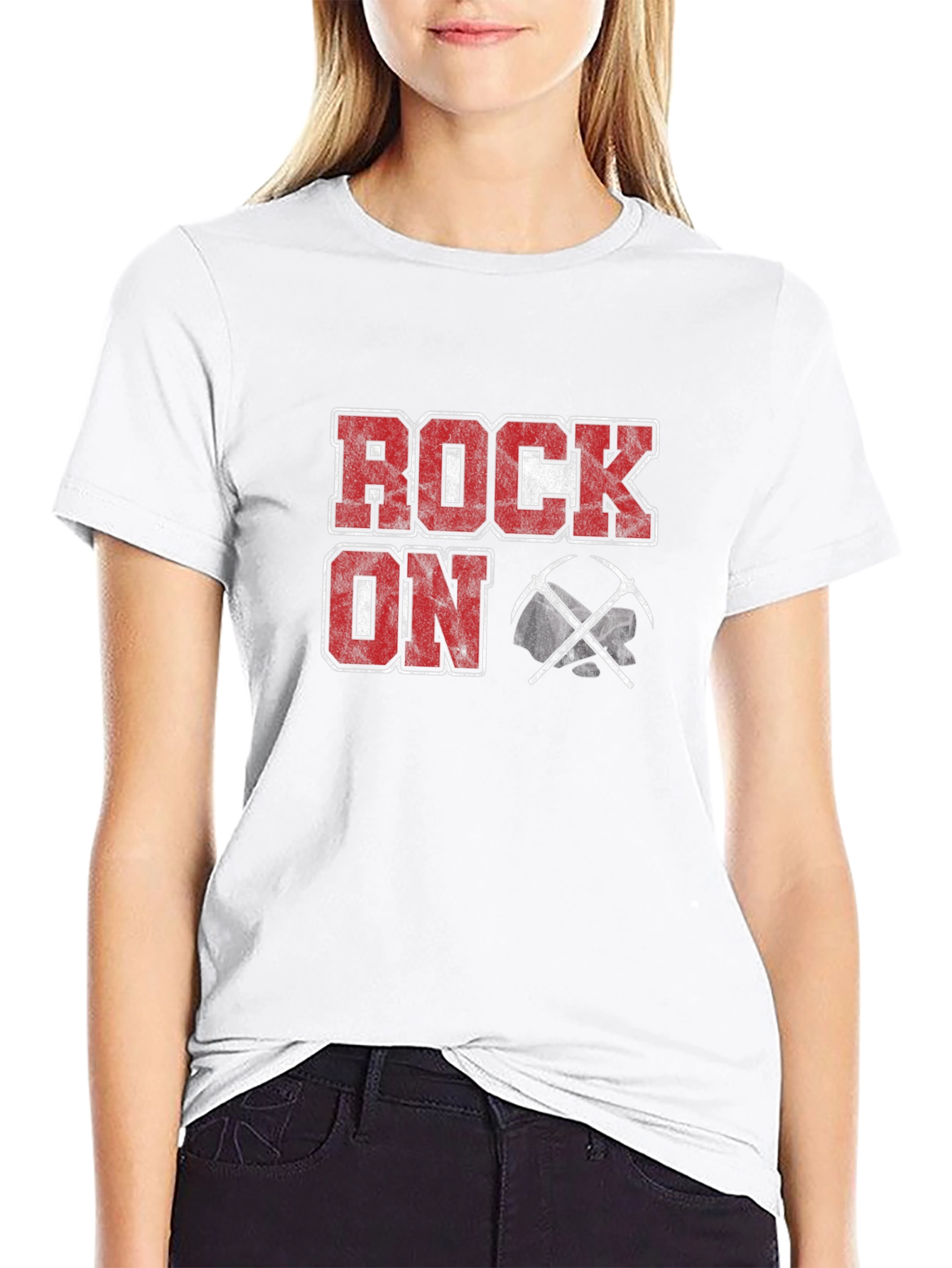 Rock On Mining T-Shirt - Black Cotton Tee