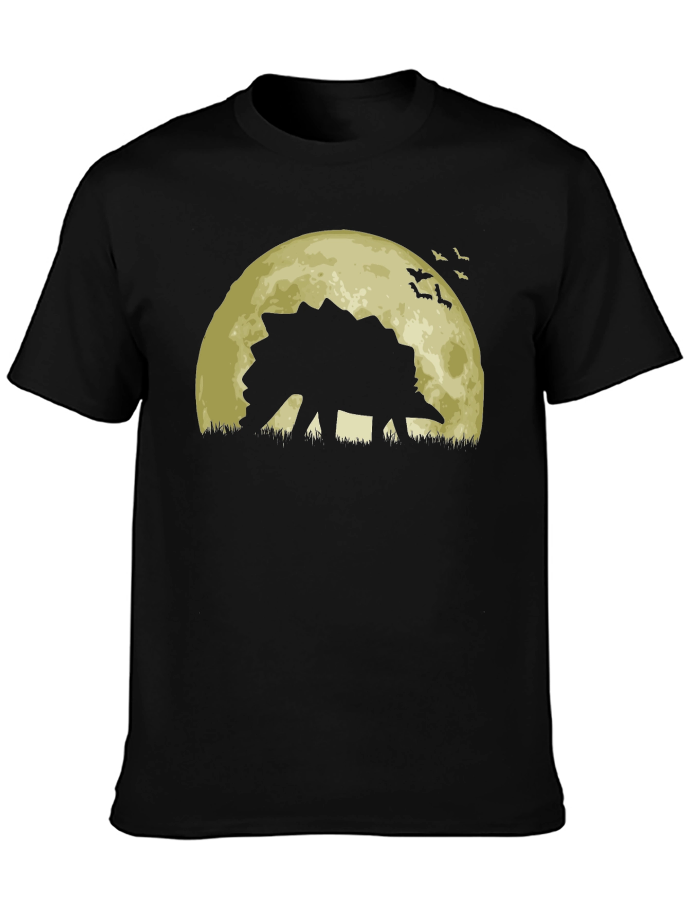 Dinosaur Moon Silhouette T-Shirt