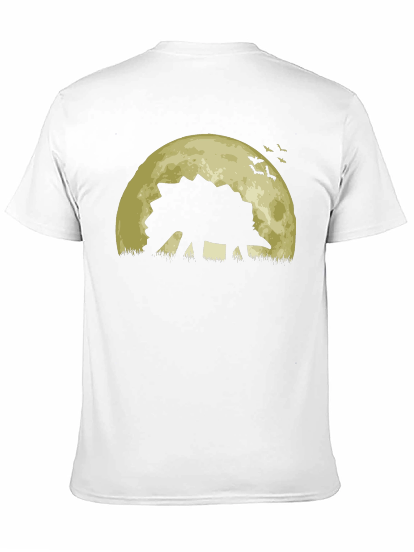Dinosaur Moon Silhouette T-Shirt