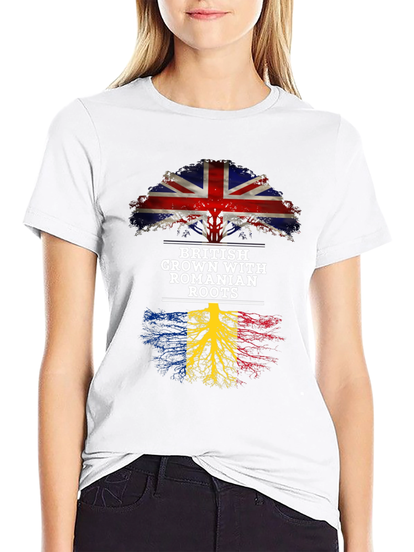 British Grown with Romanian Roots T-Shirt