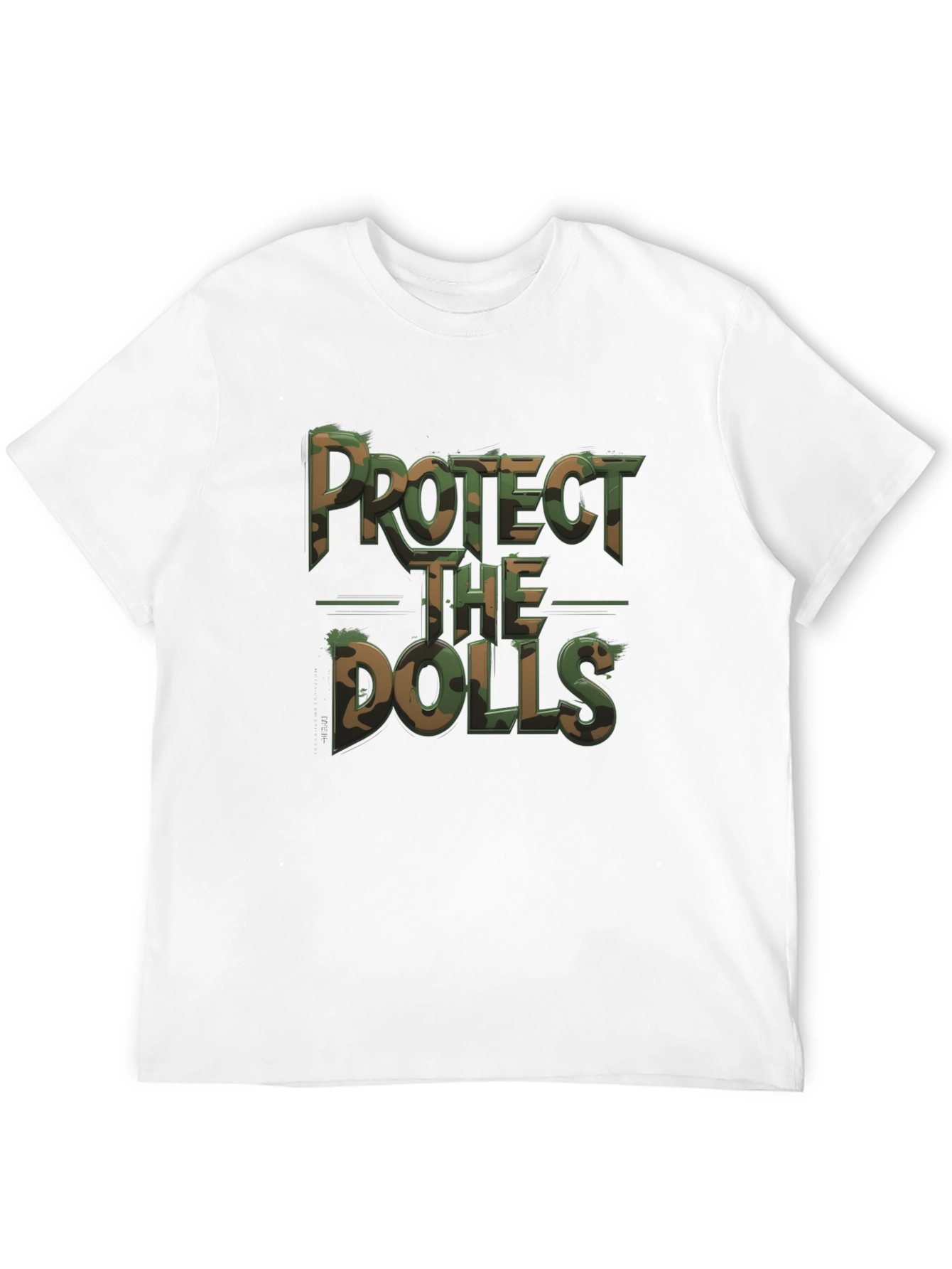 Protect the Dolls Camo Graphic Tee