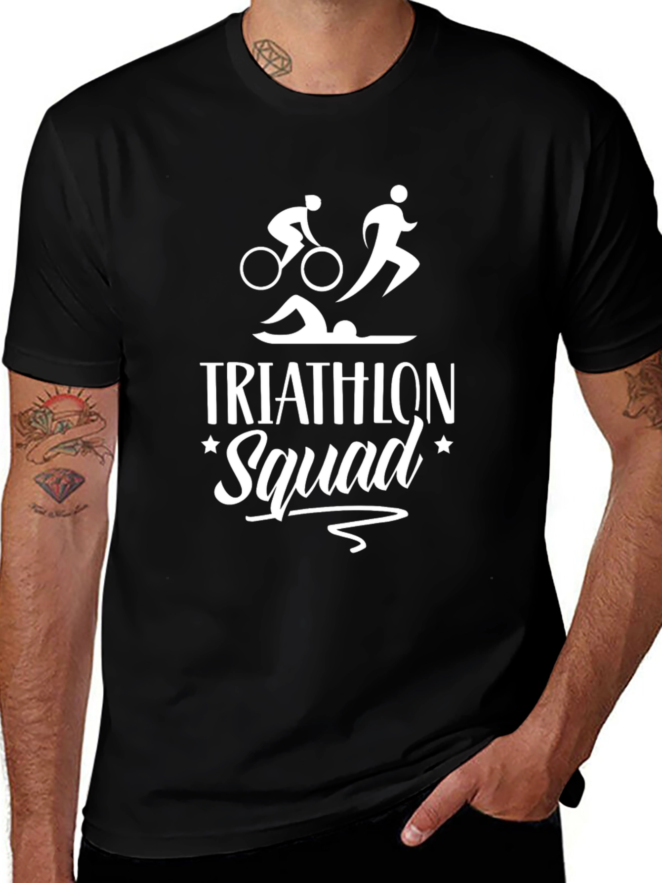 Triathlon Squad Black T-Shirt