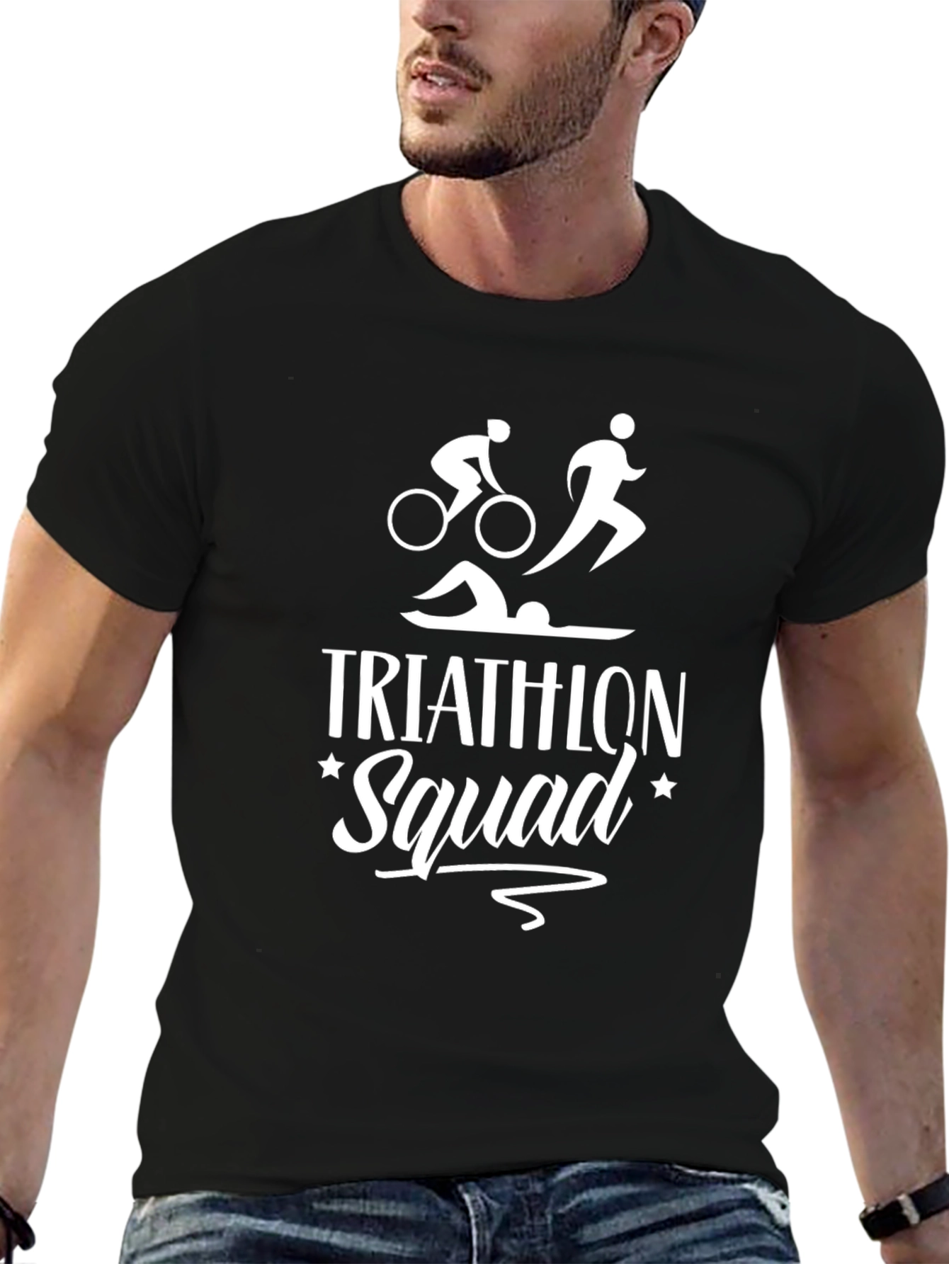 Triathlon Squad Black T-Shirt
