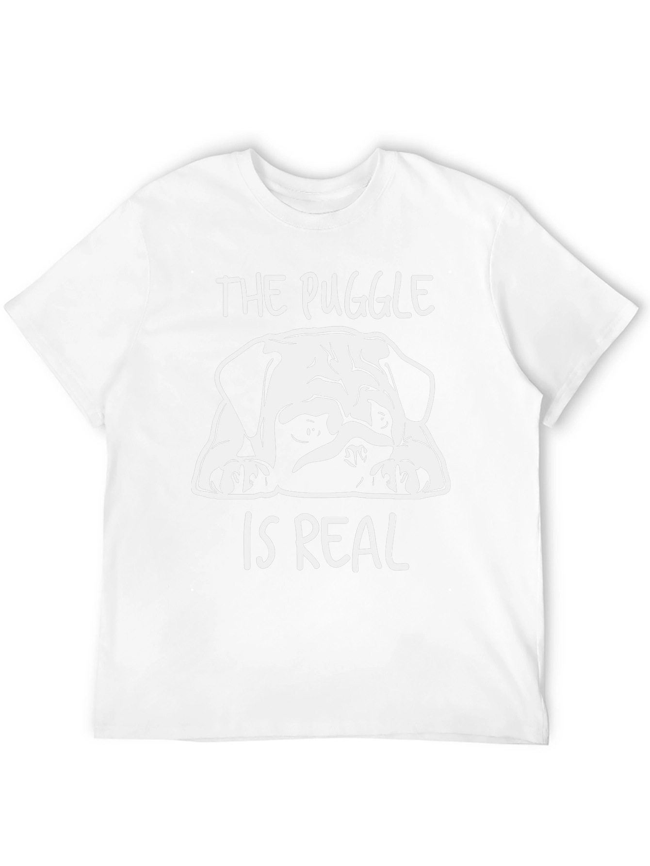 The Puggle is Real T-Shirt - Black