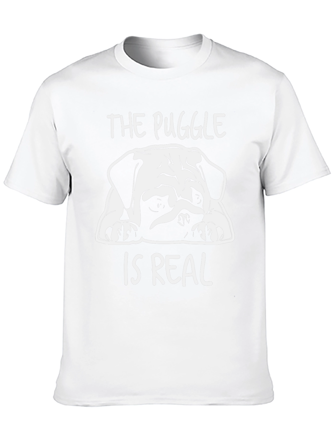 The Puggle is Real T-Shirt - Black