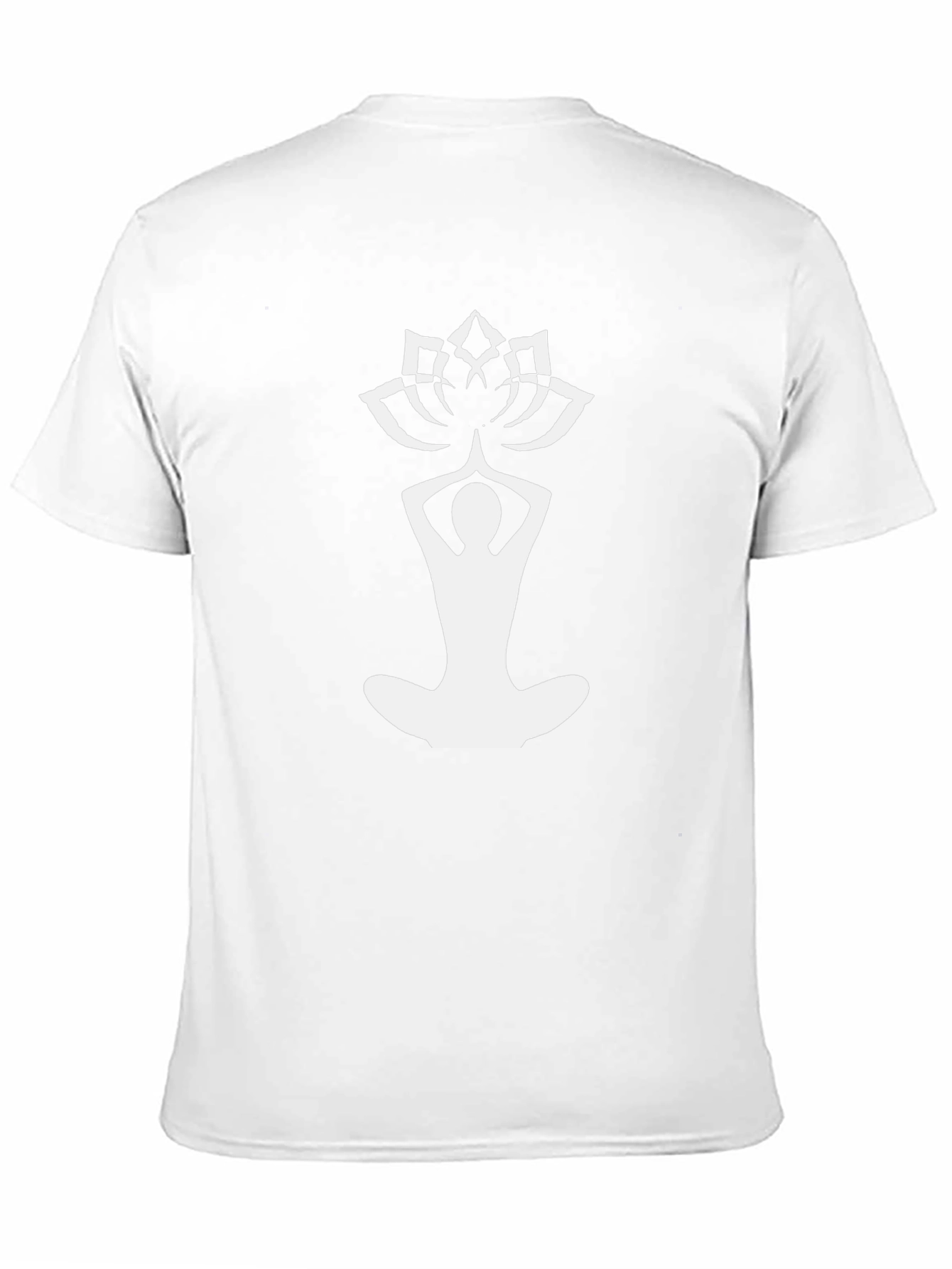Yoga Lotus T-Shirt - Black Meditation Tee