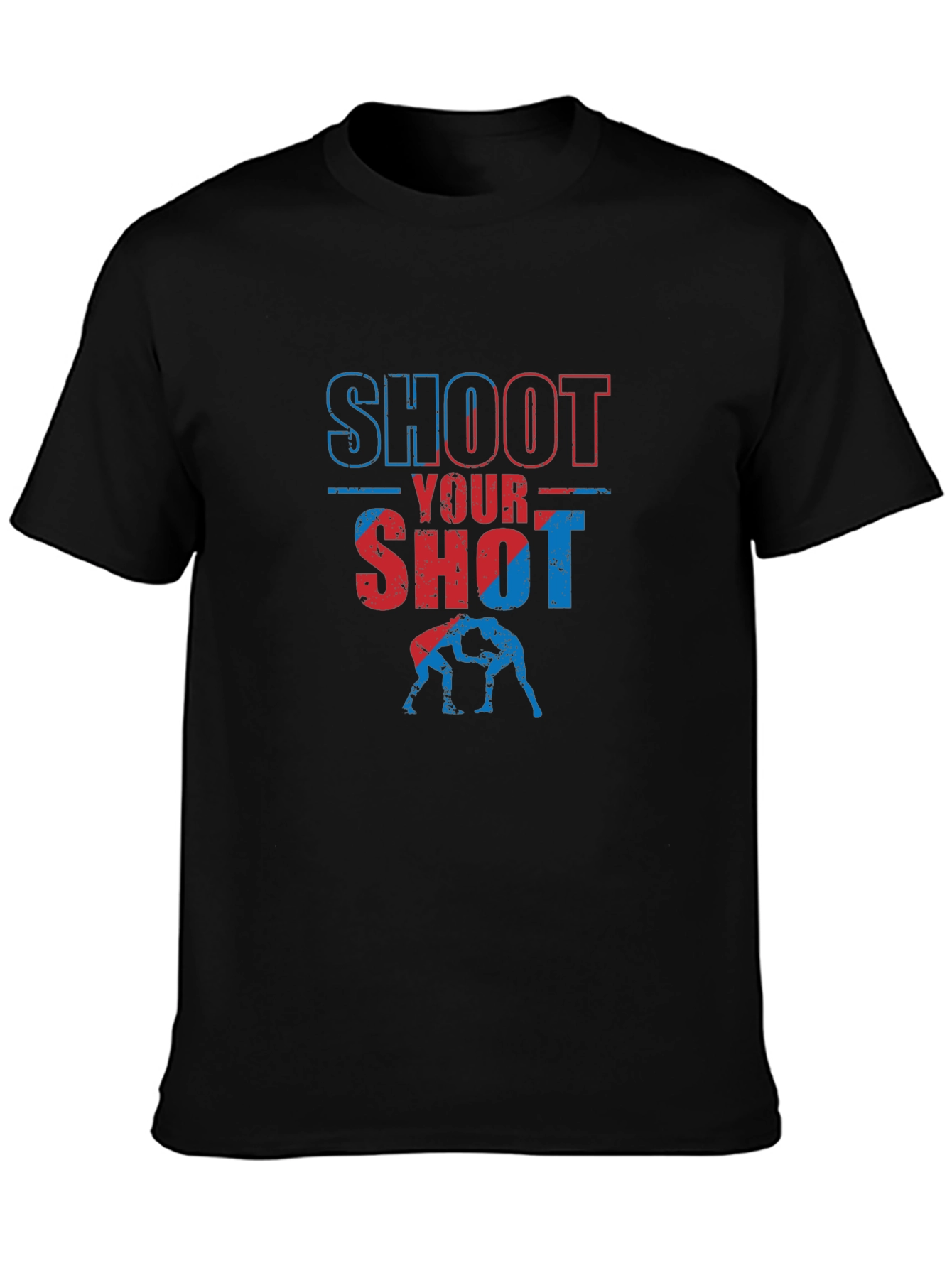 Shoot Your Shot Wrestling Graphic T-Shirt