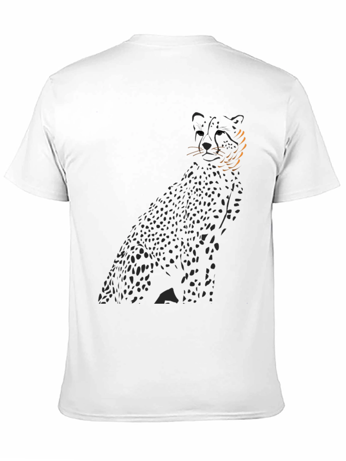 Black Cheetah Graphic Tee - Mens Fashion