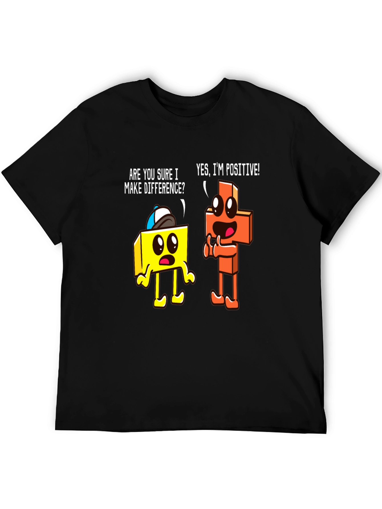 Positive Difference Black Graphic Tee