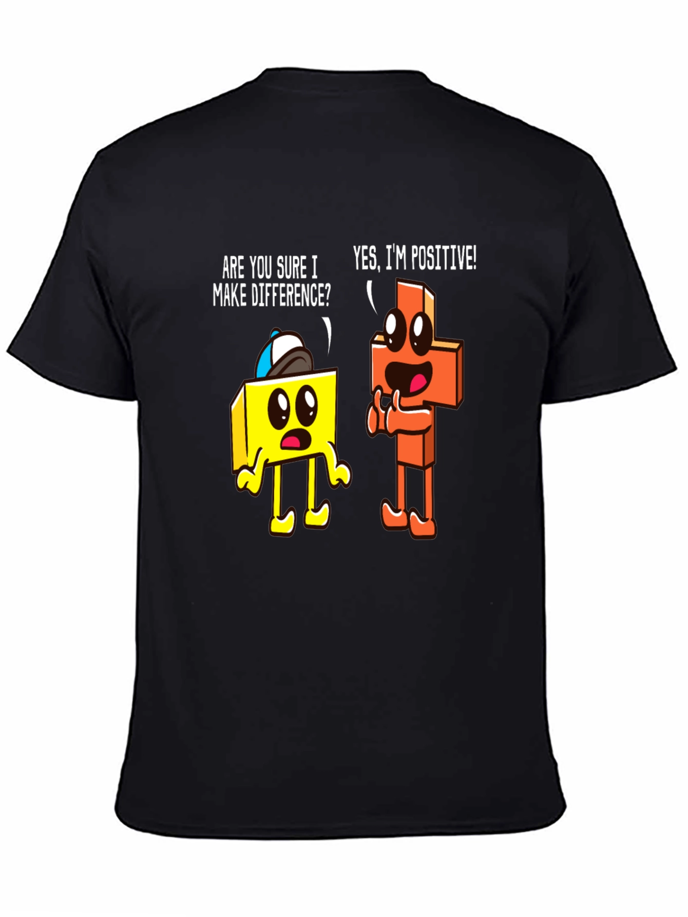 Positive Difference Black Graphic Tee