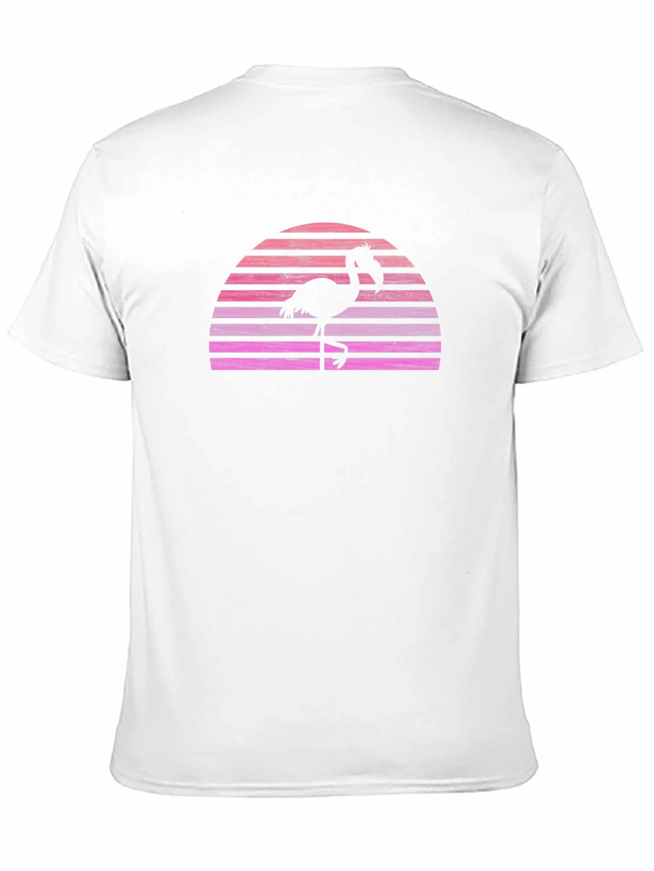 Retro Flamingo Sunset Graphic T-Shirt