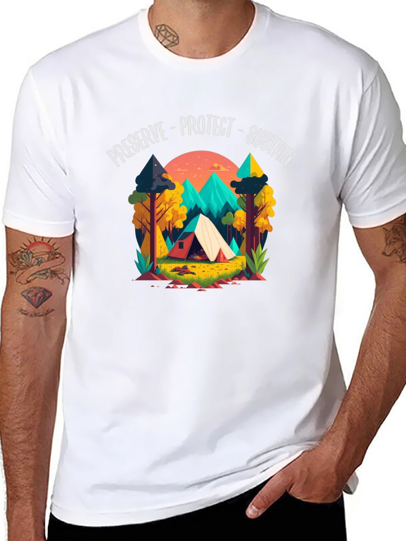 Preserve Protect Sustain Black T-Shirt