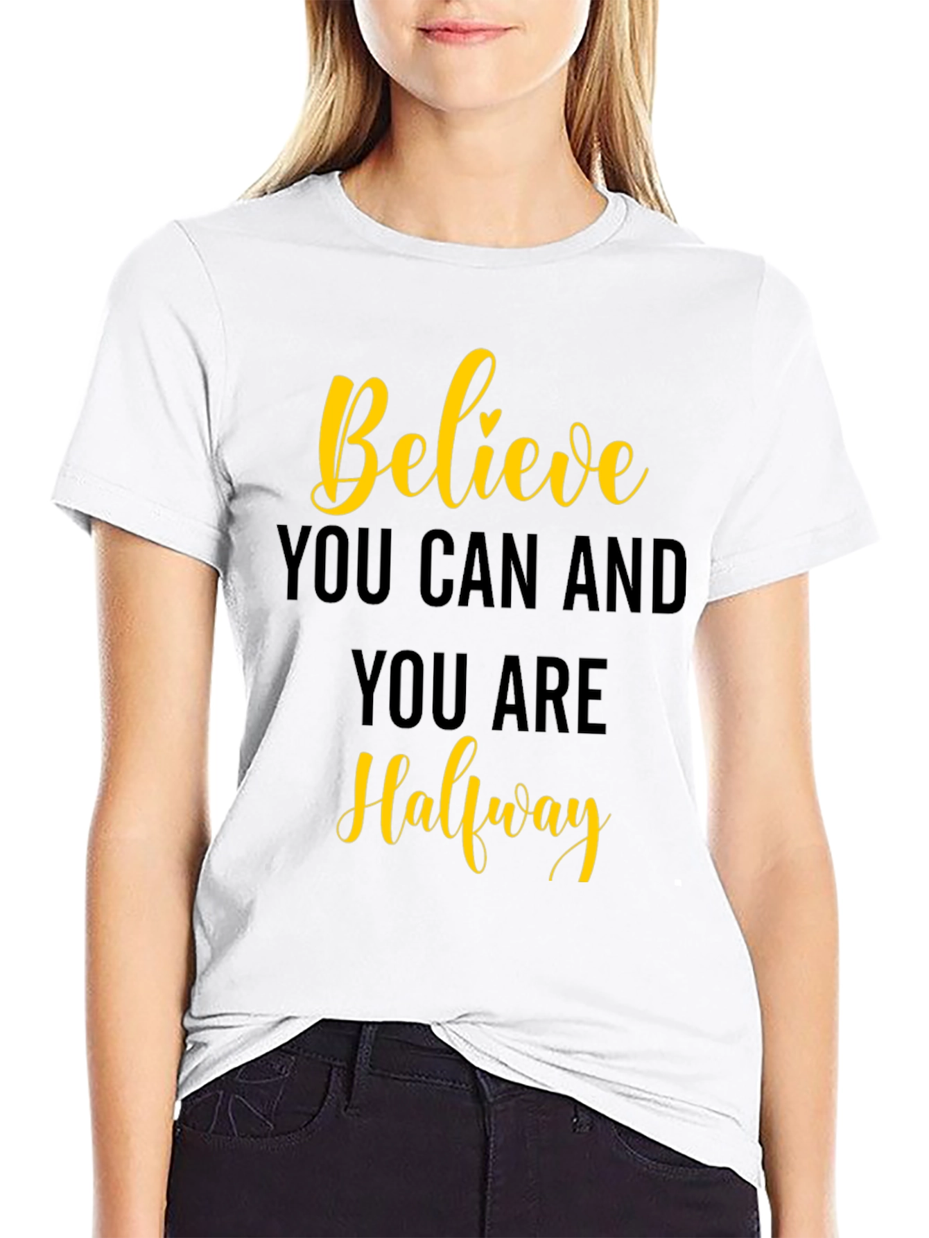 Believe T-Shirt - Inspirational Quote Tee