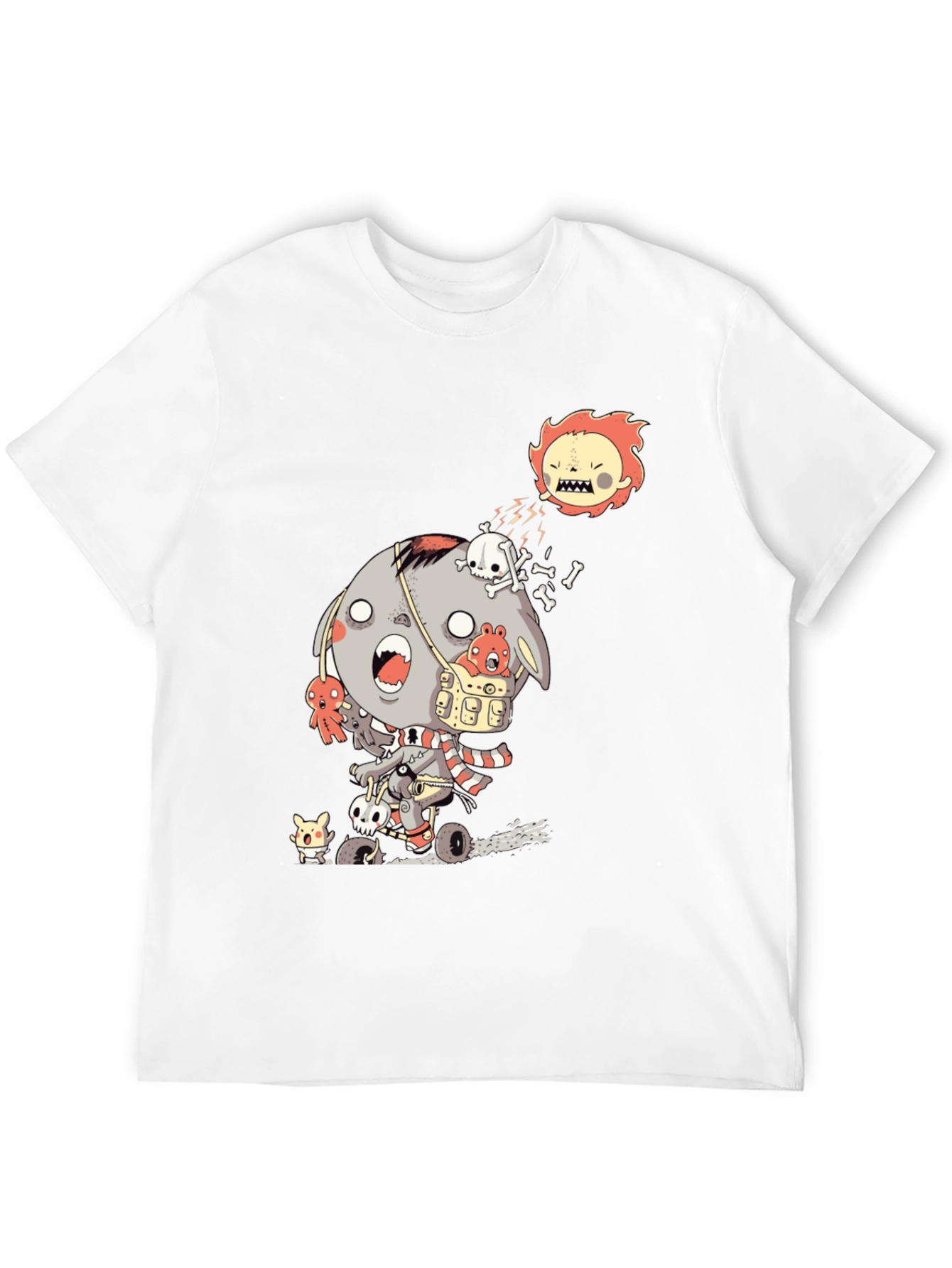 Zombie Bear Cartoon T-Shirt