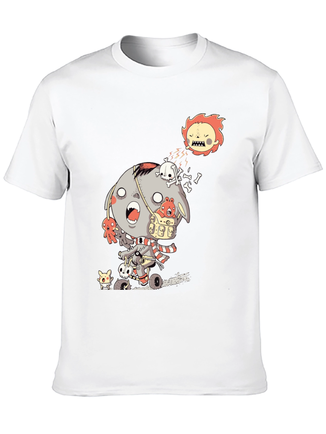 Zombie Bear Cartoon T-Shirt