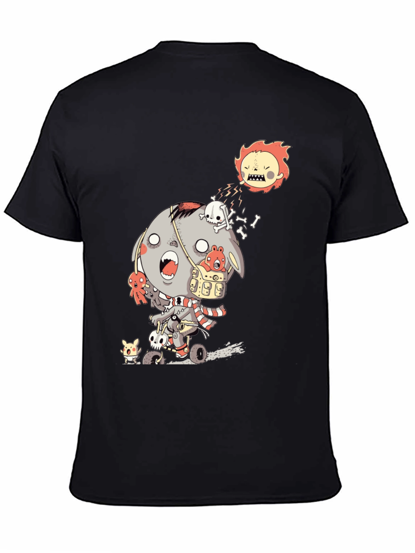 Zombie Bear Cartoon T-Shirt