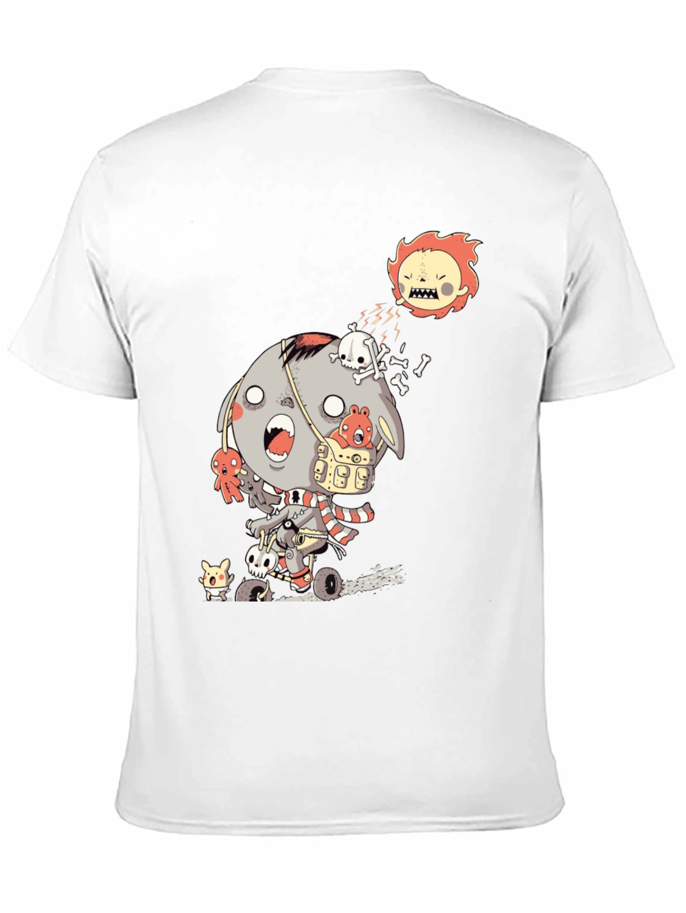 Zombie Bear Cartoon T-Shirt