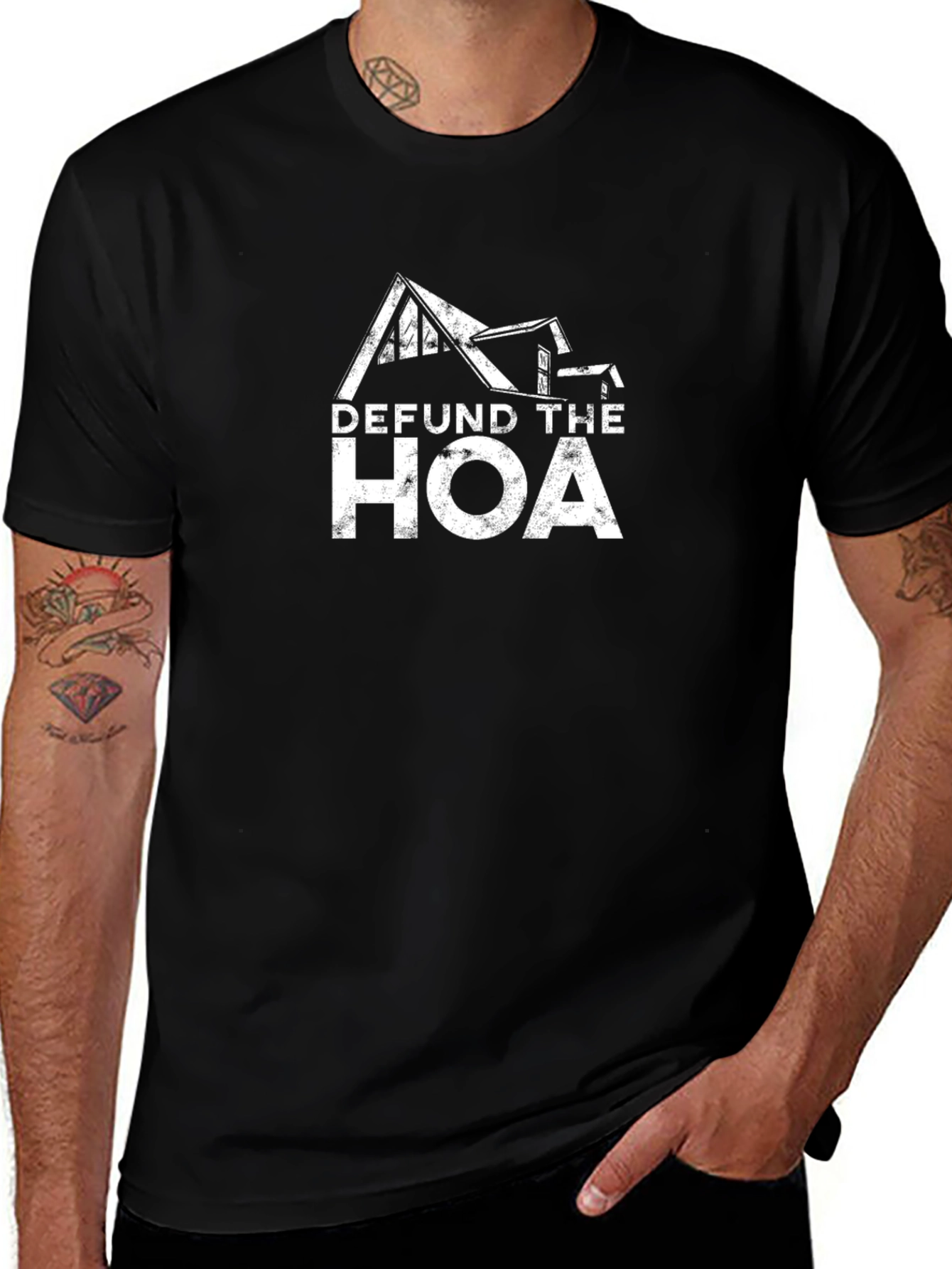Defund The HOA Graphic Tee - Anti-HOA T-Shirt