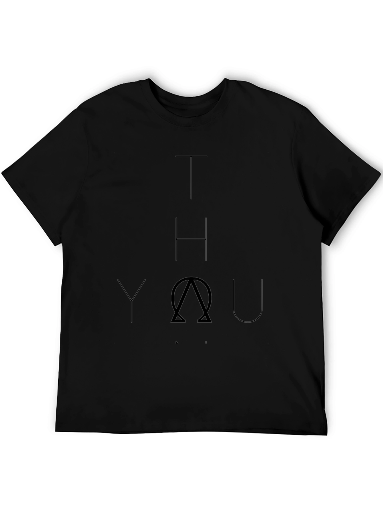 Abstract They Black T-Shirt