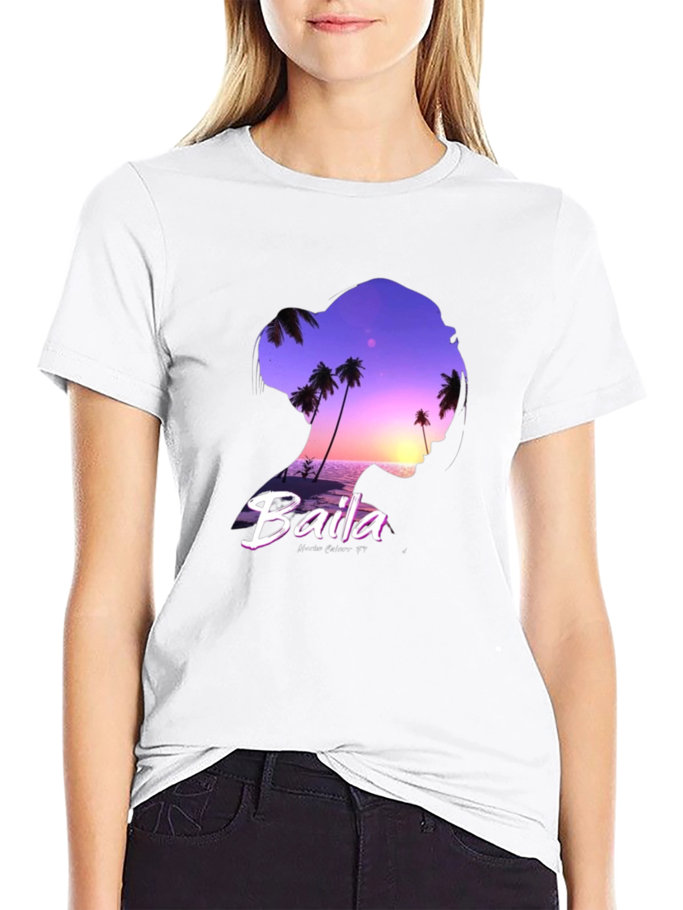 Baila Sunset Silhouette T-Shirt