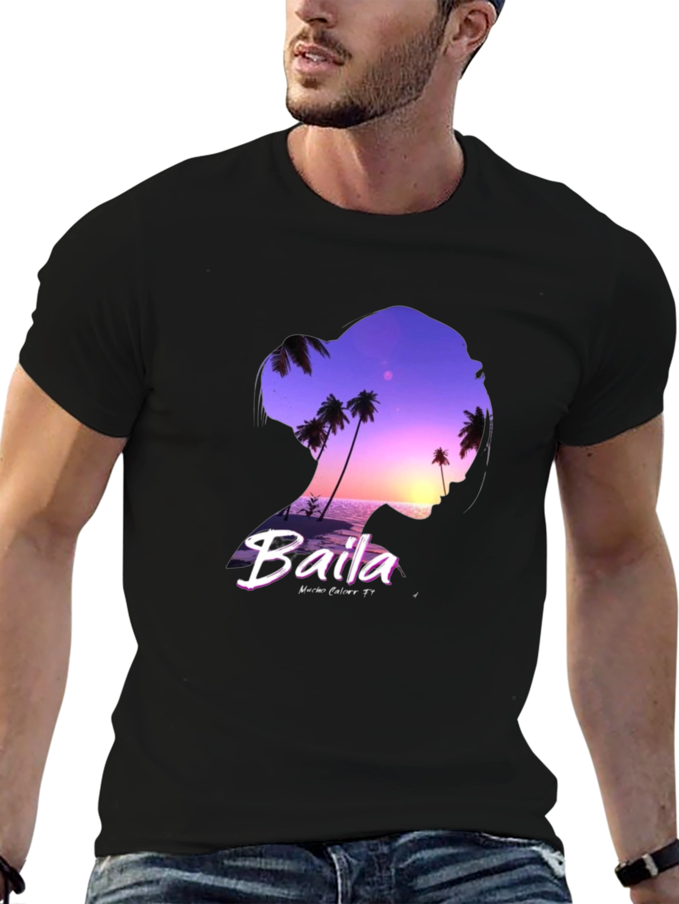 Baila Sunset Silhouette T-Shirt