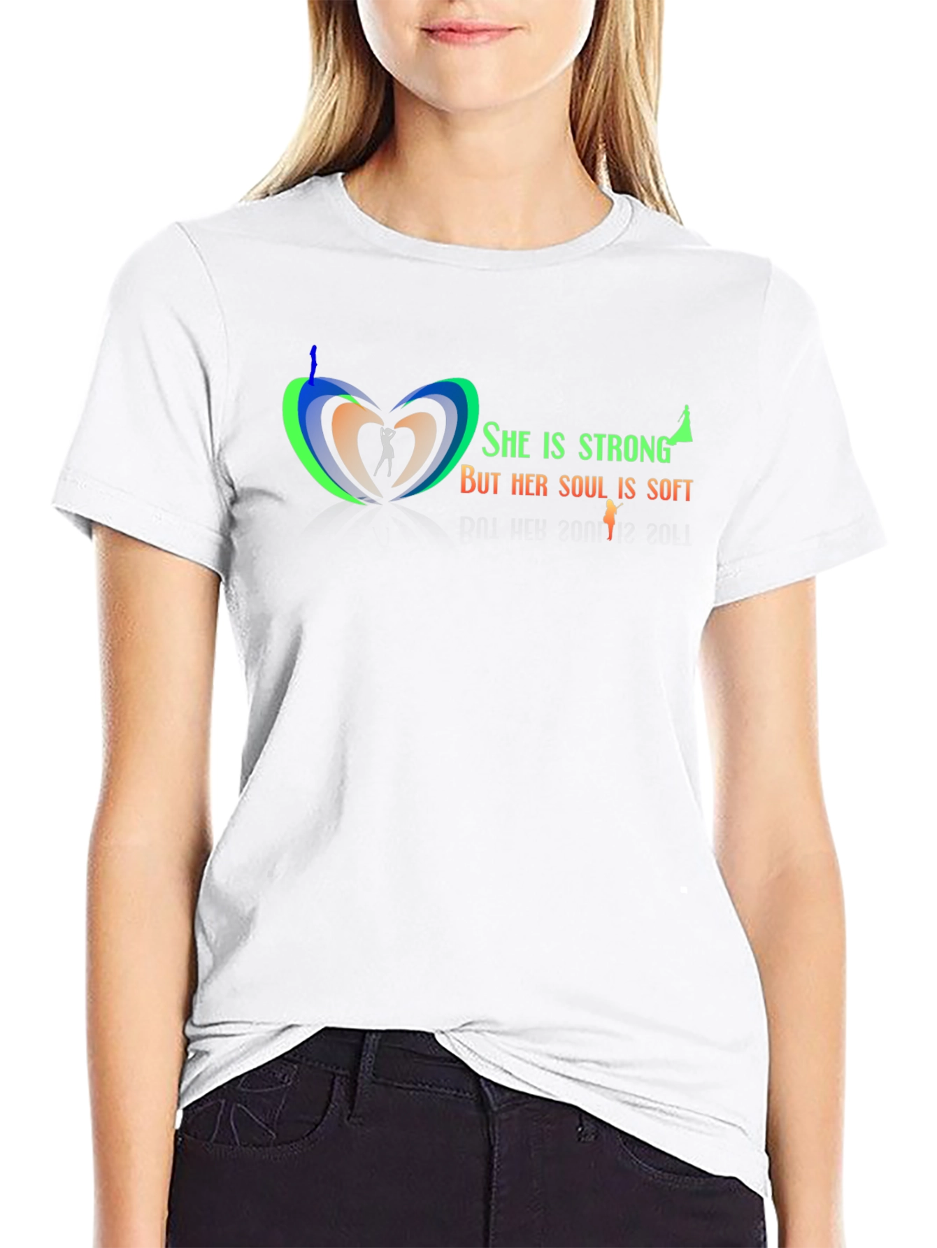 She is Strong T-Shirt - Inspirational Graphic Tee