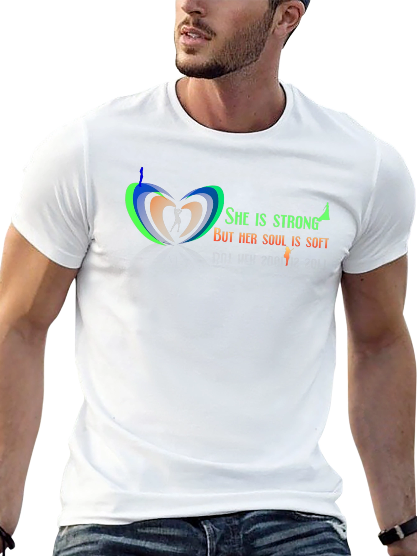 She is Strong T-Shirt - Inspirational Graphic Tee