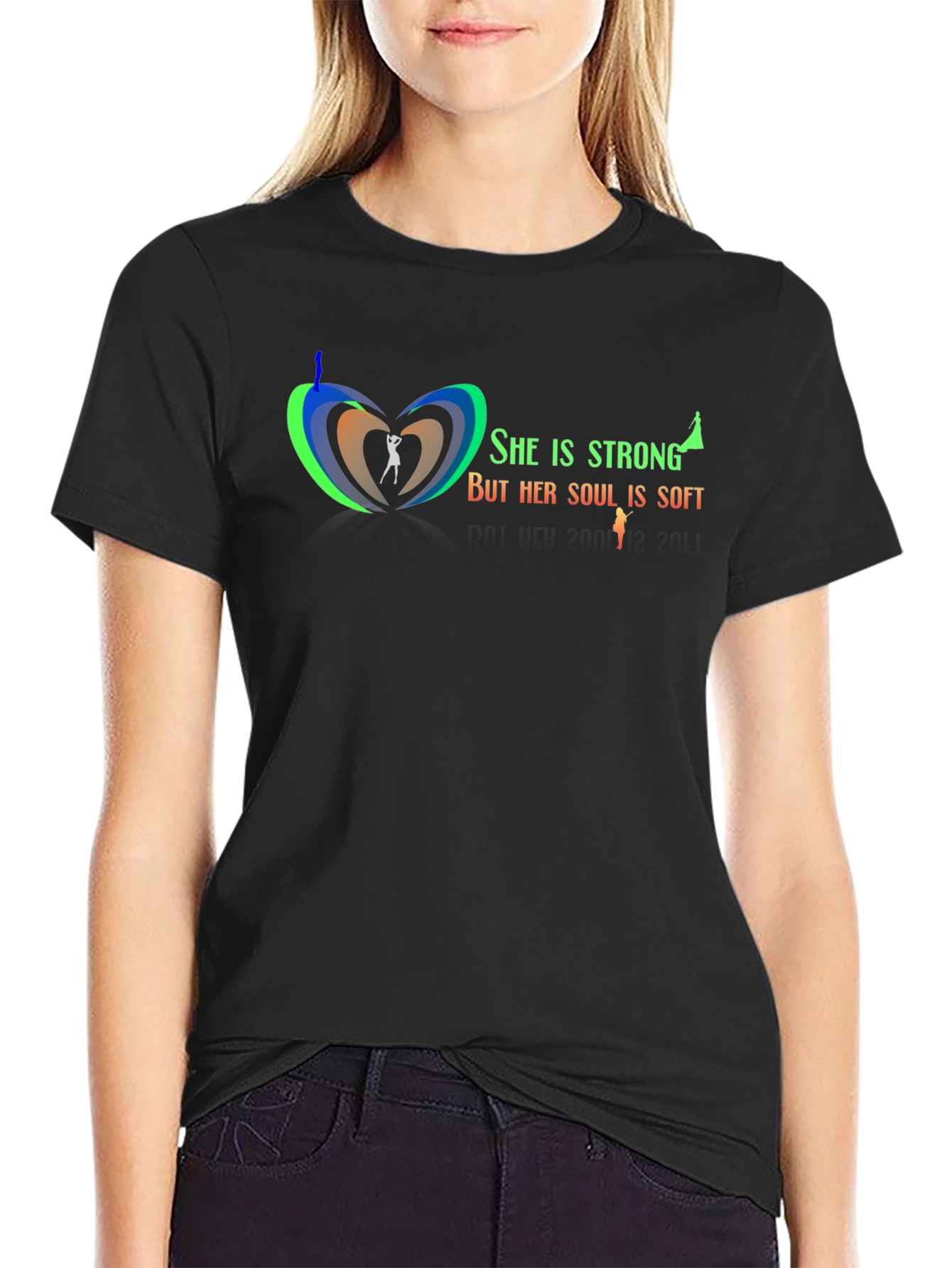 She is Strong T-Shirt - Inspirational Graphic Tee