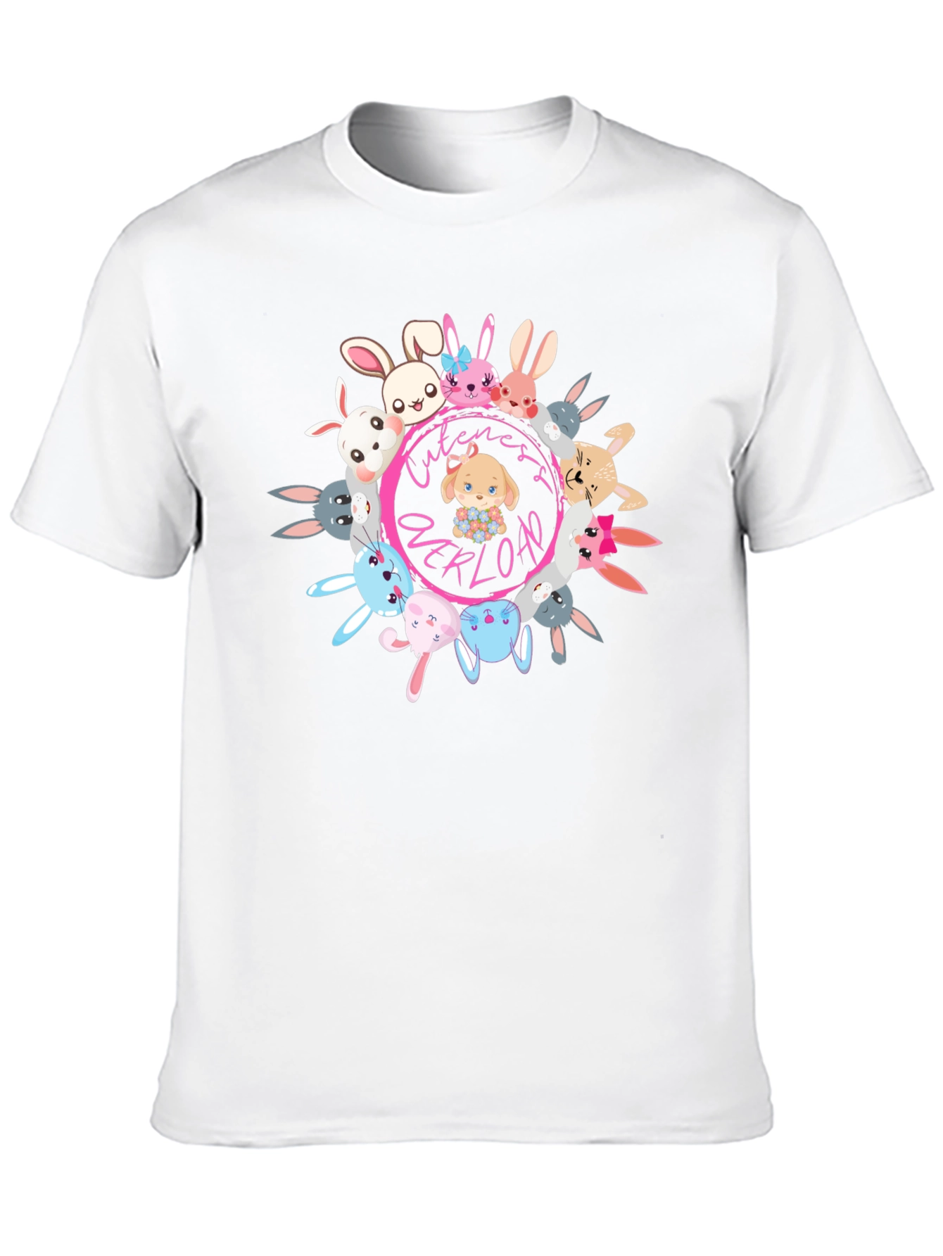 Cuteness Overload Bunny Graphic T-Shirt