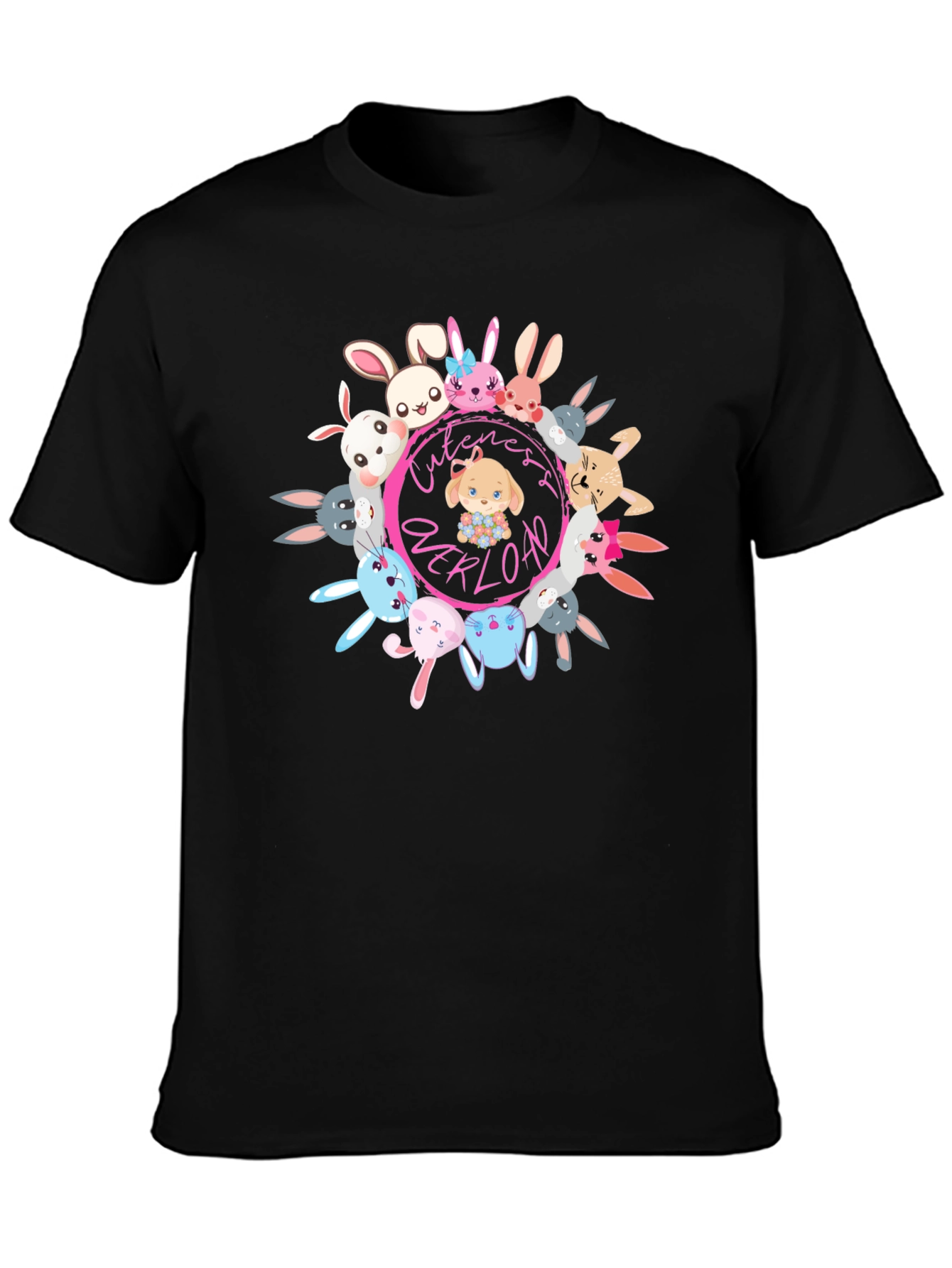 Cuteness Overload Bunny Graphic T-Shirt